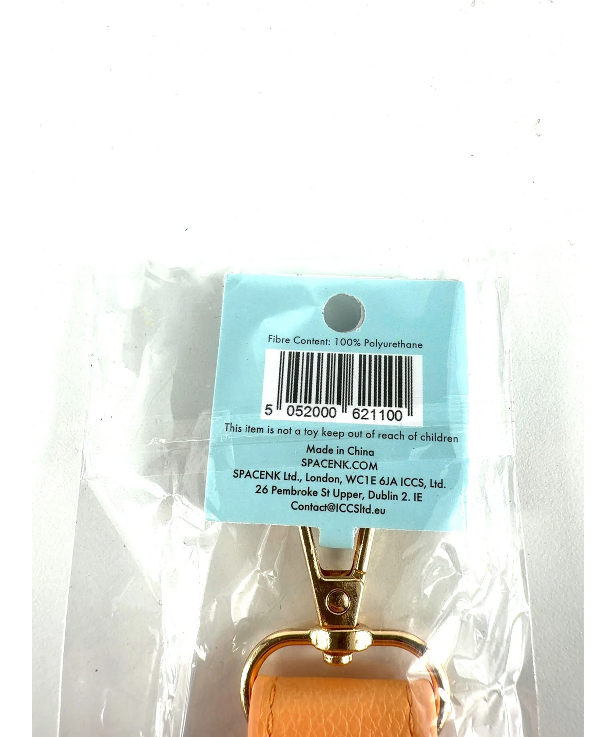 space nk orange LIP CHARM HOLDER, size 1 — detail