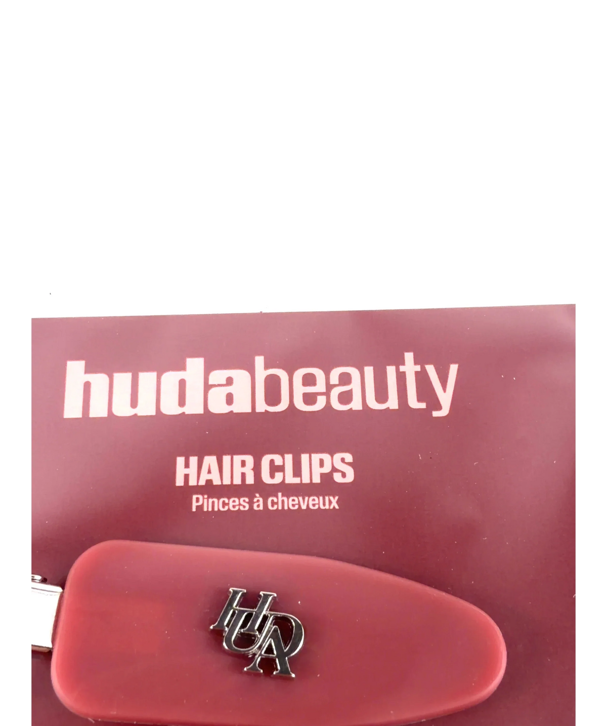Huda Beauty Brown and Silver Shade, size x 4 — label