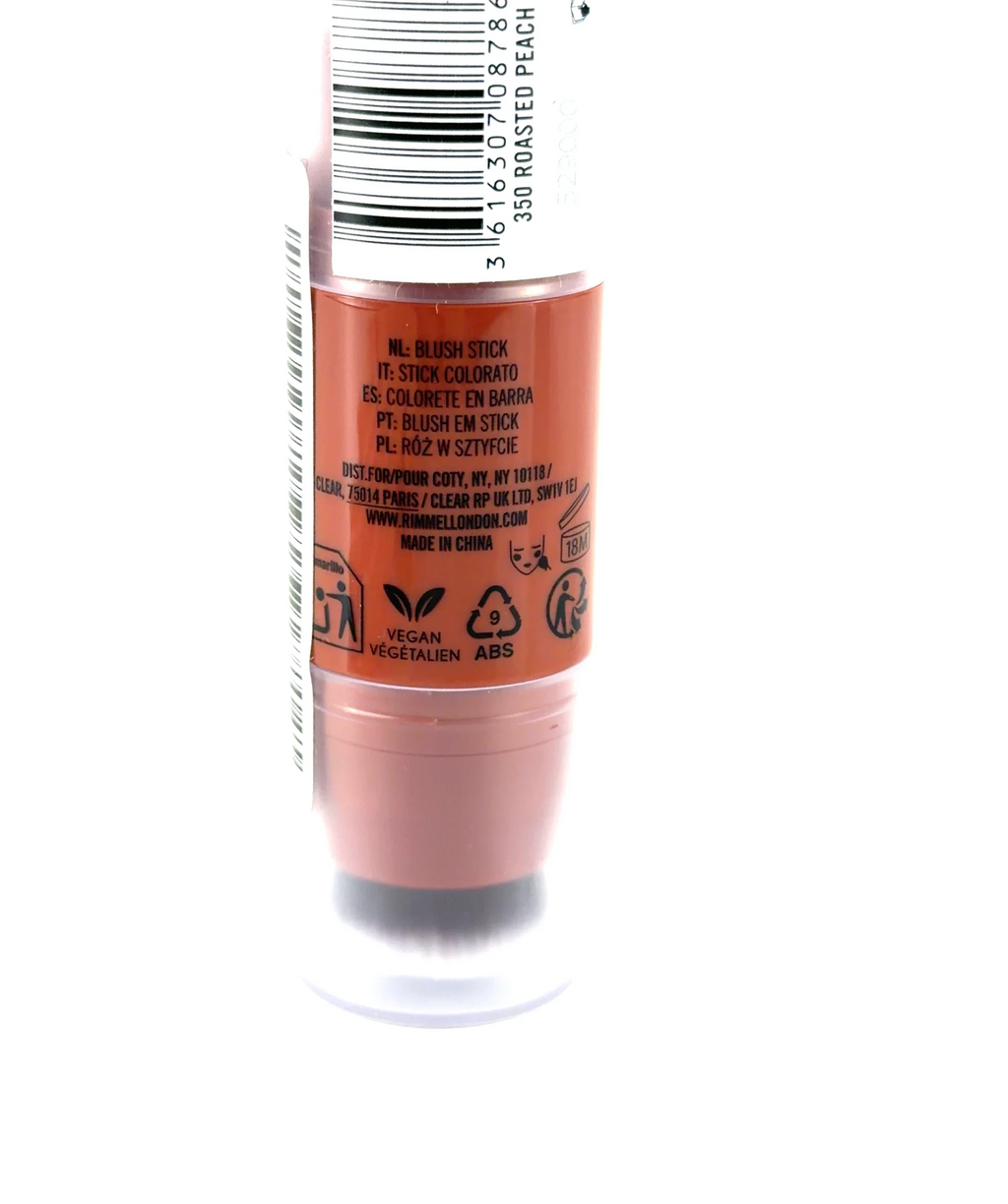 Rimmel 350 Roasted Peach MULTI-TASKER BLUSH 'N' BRUSH, size 8g — fabric detail