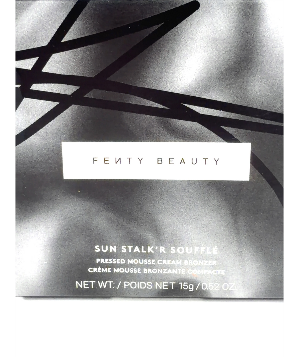 Fenty MAPLE GLAZE 04 Sun Stalk'r Soufflé Pressed Mousse Cream Bronzer, size 15g — label