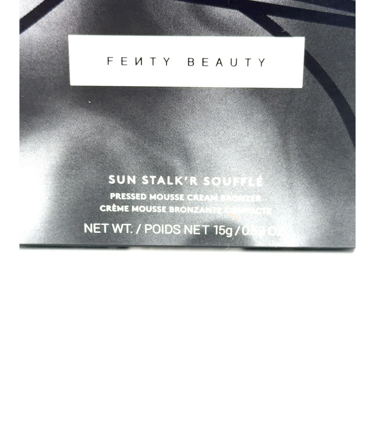 Fenty MAPLE GLAZE 04 Sun Stalk'r Soufflé Pressed Mousse Cream Bronzer, size 15g — care label