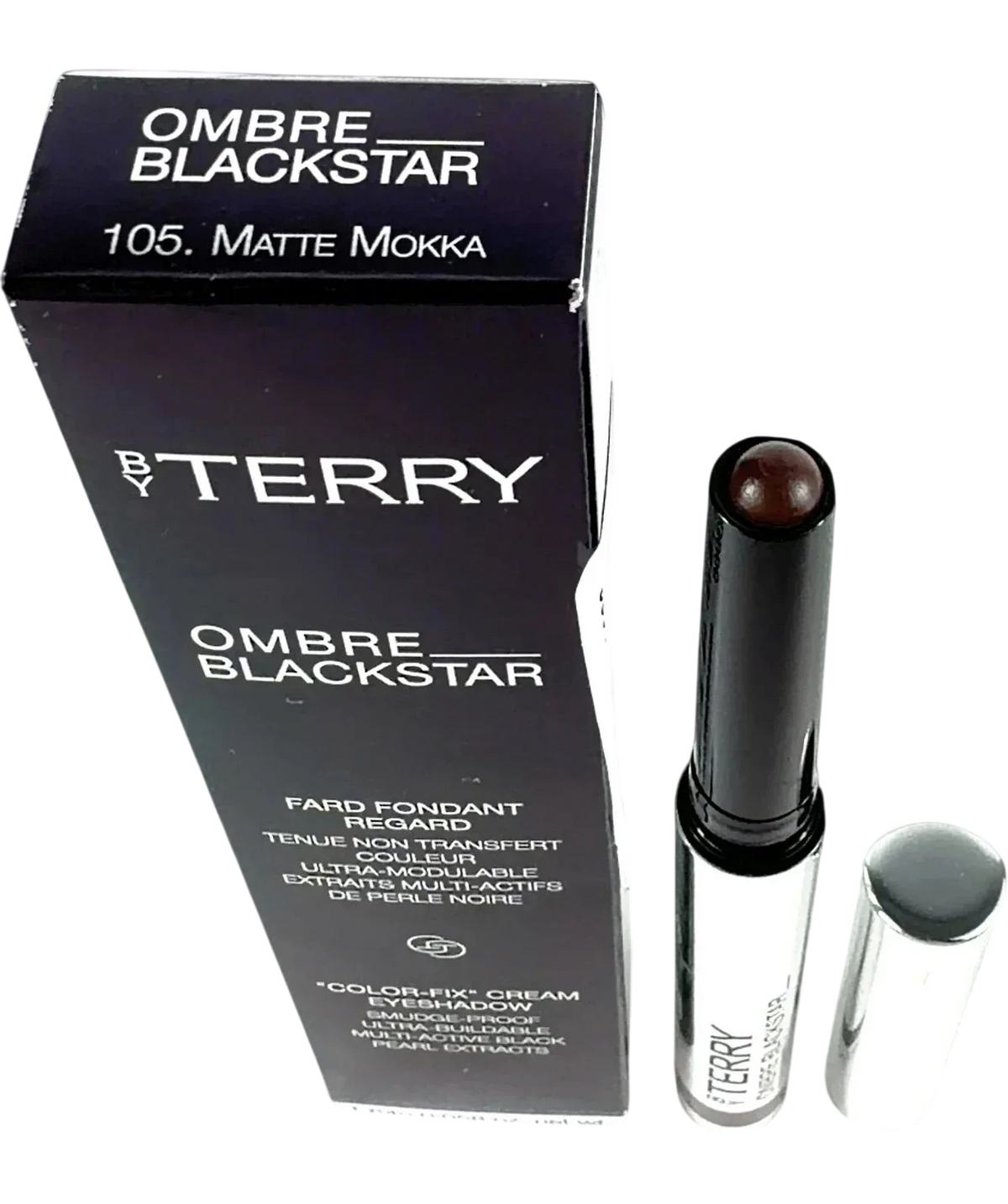BY TERRY 105. Matte Mokka Ombre Blackstar, size 1.64g — back