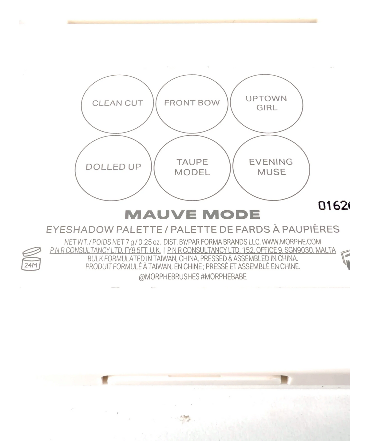 Morphe Mauve Mode Mauve Mode Eye Shadow Palette, size 7g — fabric detail
