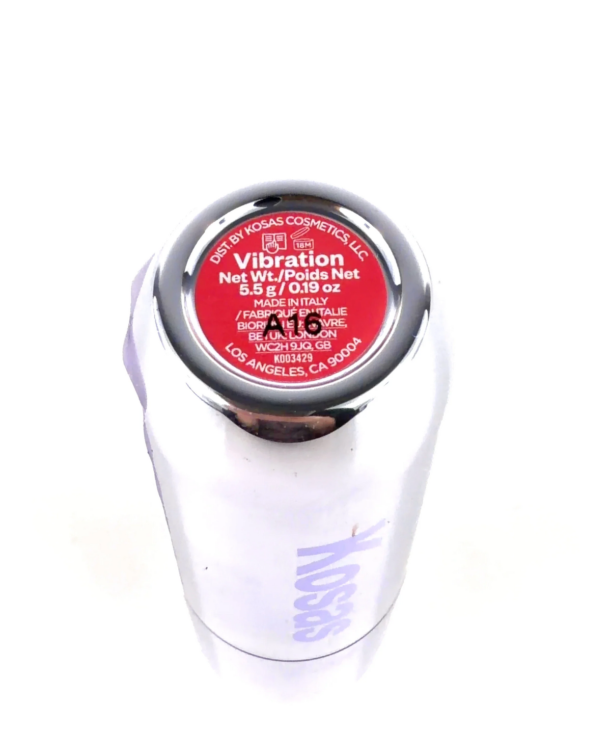 Kosas Vibration Vibration, size 5.5g — care label