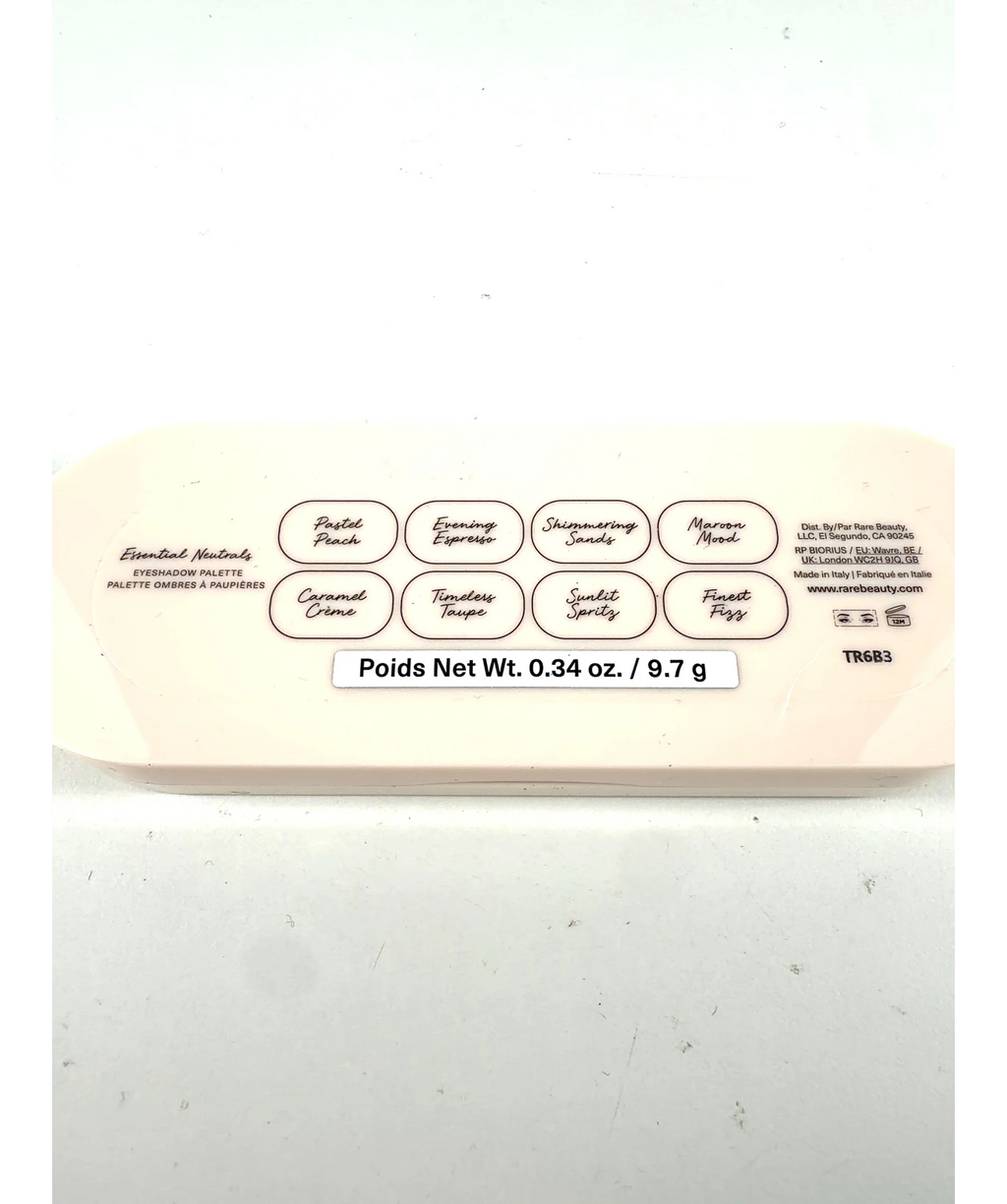 Rare Beauty Essential Neutrals Essential Neutrals Eyeshadow Palette, size 9.7g — care label