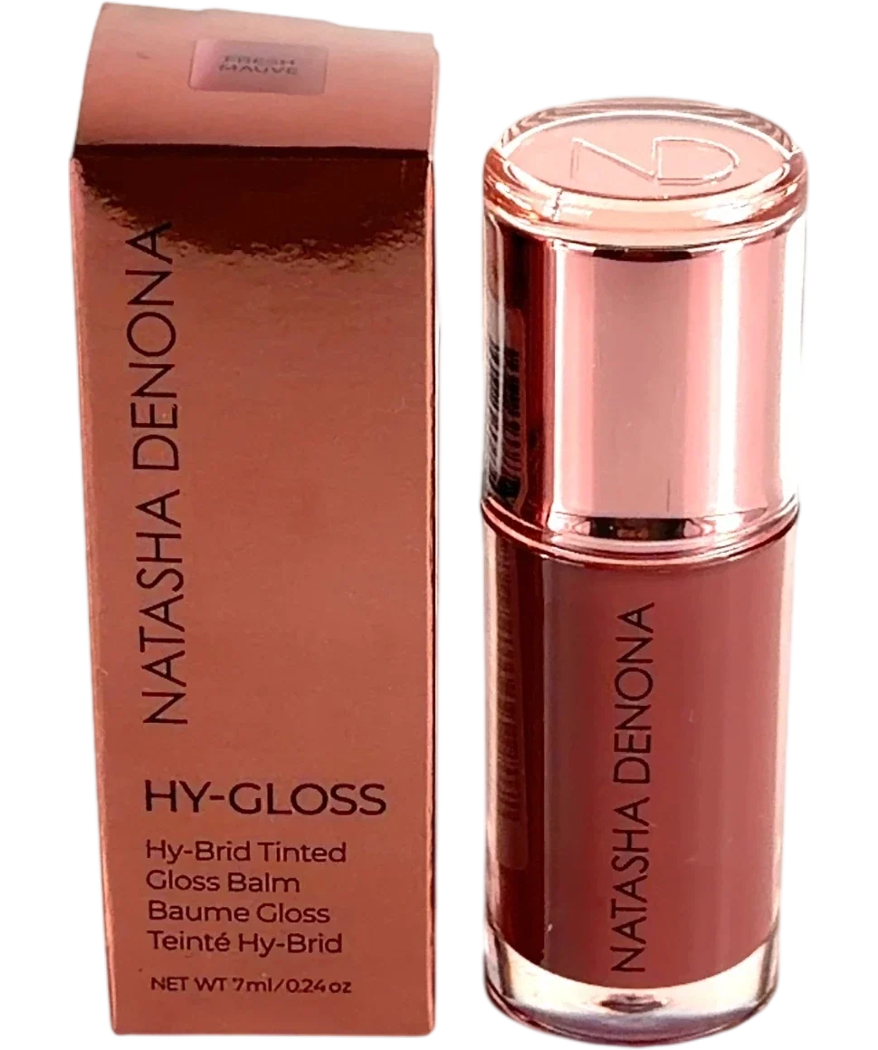 Natasha Denona FRESH MAUVE Hy-Gloss Hy-Brid Tinted Gloss Balm, size 7ml — front