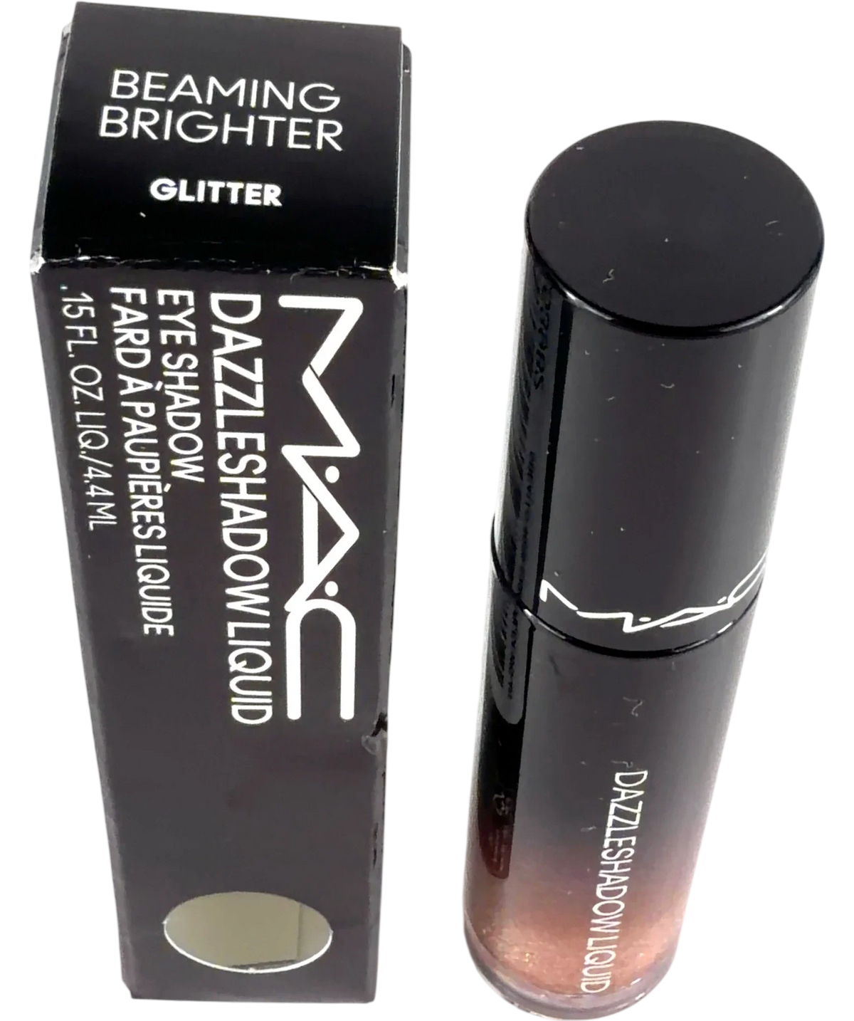 MAC BEAMING BRIGHTER Dazzleshadow Liquid Eye Shadow, size 4.4ml — back