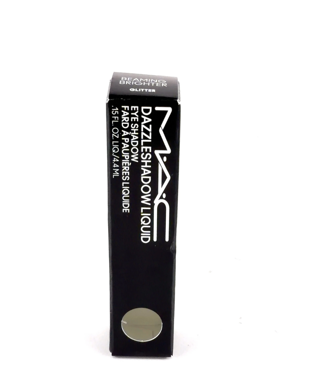 MAC BEAMING BRIGHTER Dazzleshadow Liquid Eye Shadow, size 4.4ml — label