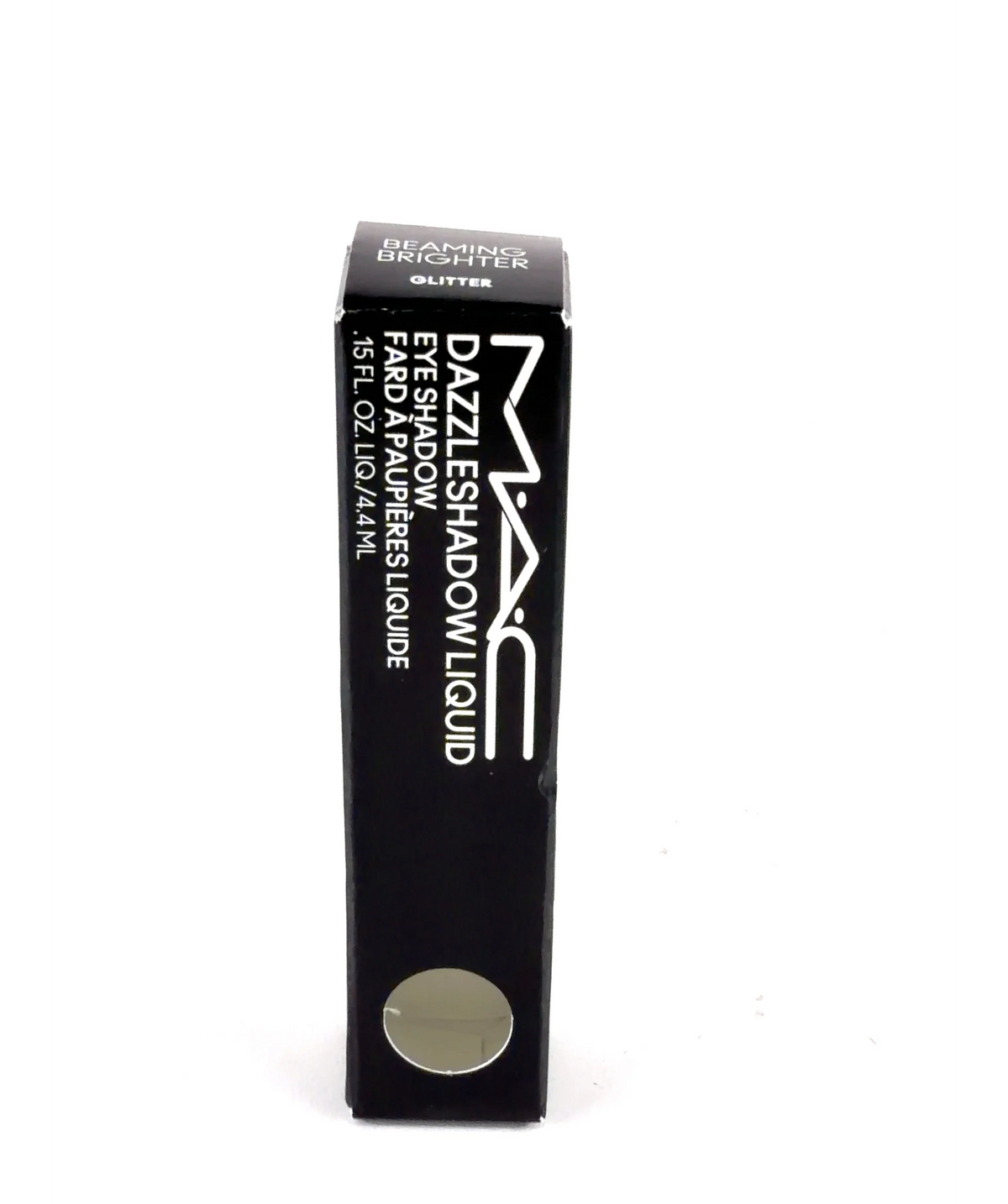 MAC BEAMING BRIGHTER Dazzleshadow Liquid Eye Shadow, size 4.4ml — care label