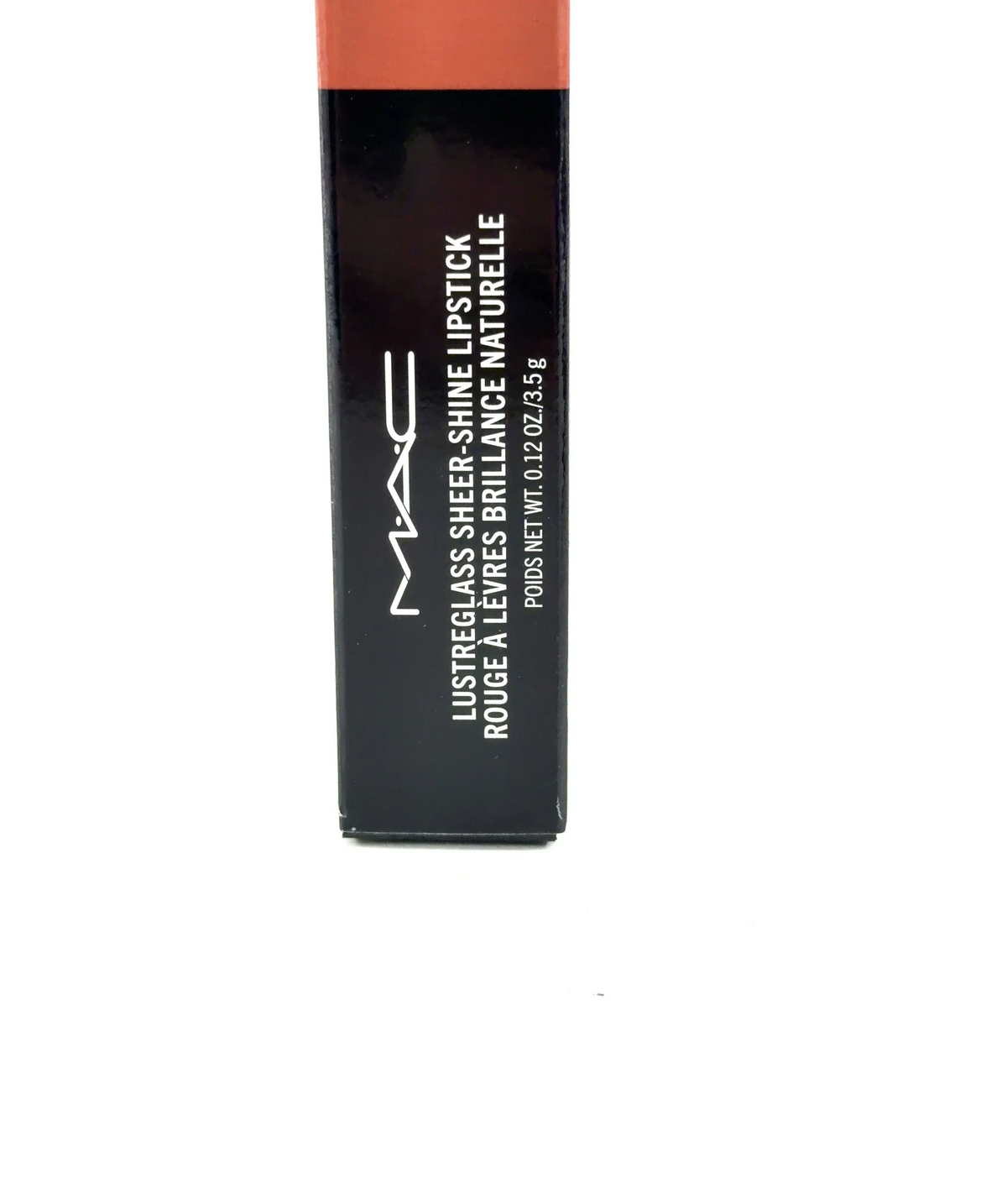 MAC 570 SIGNATURE MOVE LUSTREGLASS SHEER-SHINE LIPSTICK, size 3.5g — care label