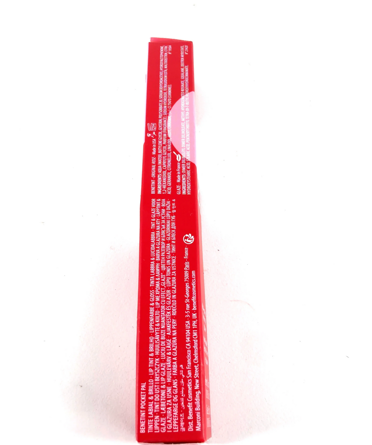 Benefit original rose Pocket Pal, size 2.6ml — fabric detail