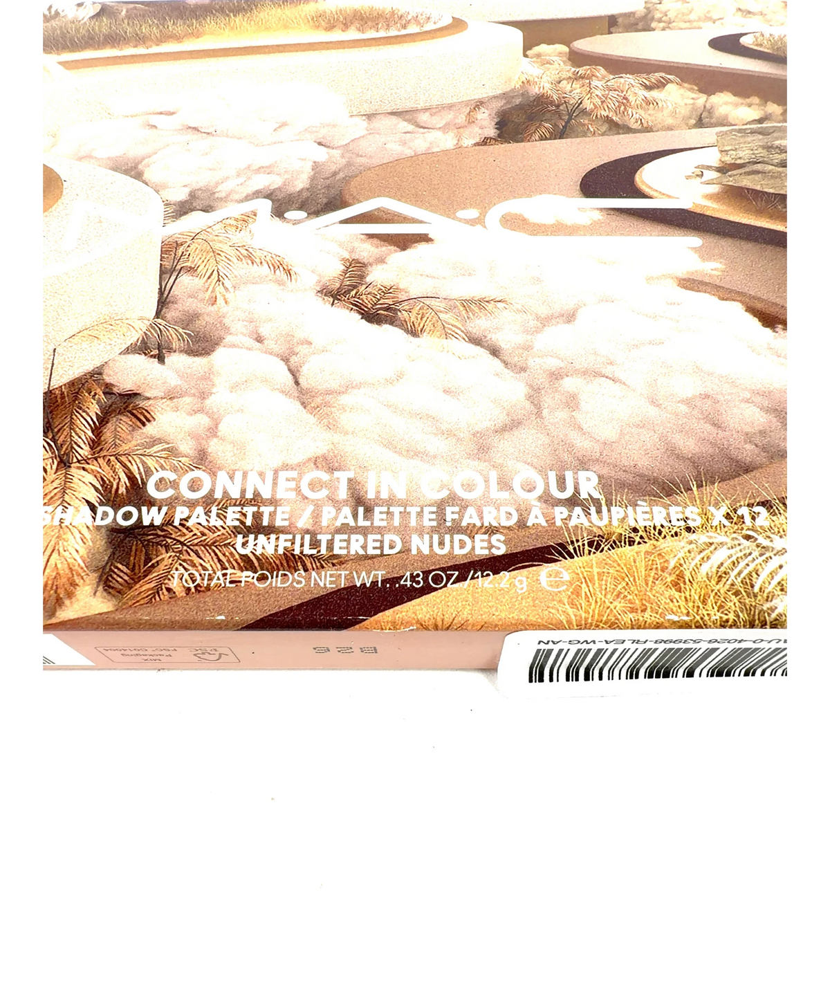 MAC Unfiltered Nudes CONNECT IN COLOUR, size 12.2g — care label