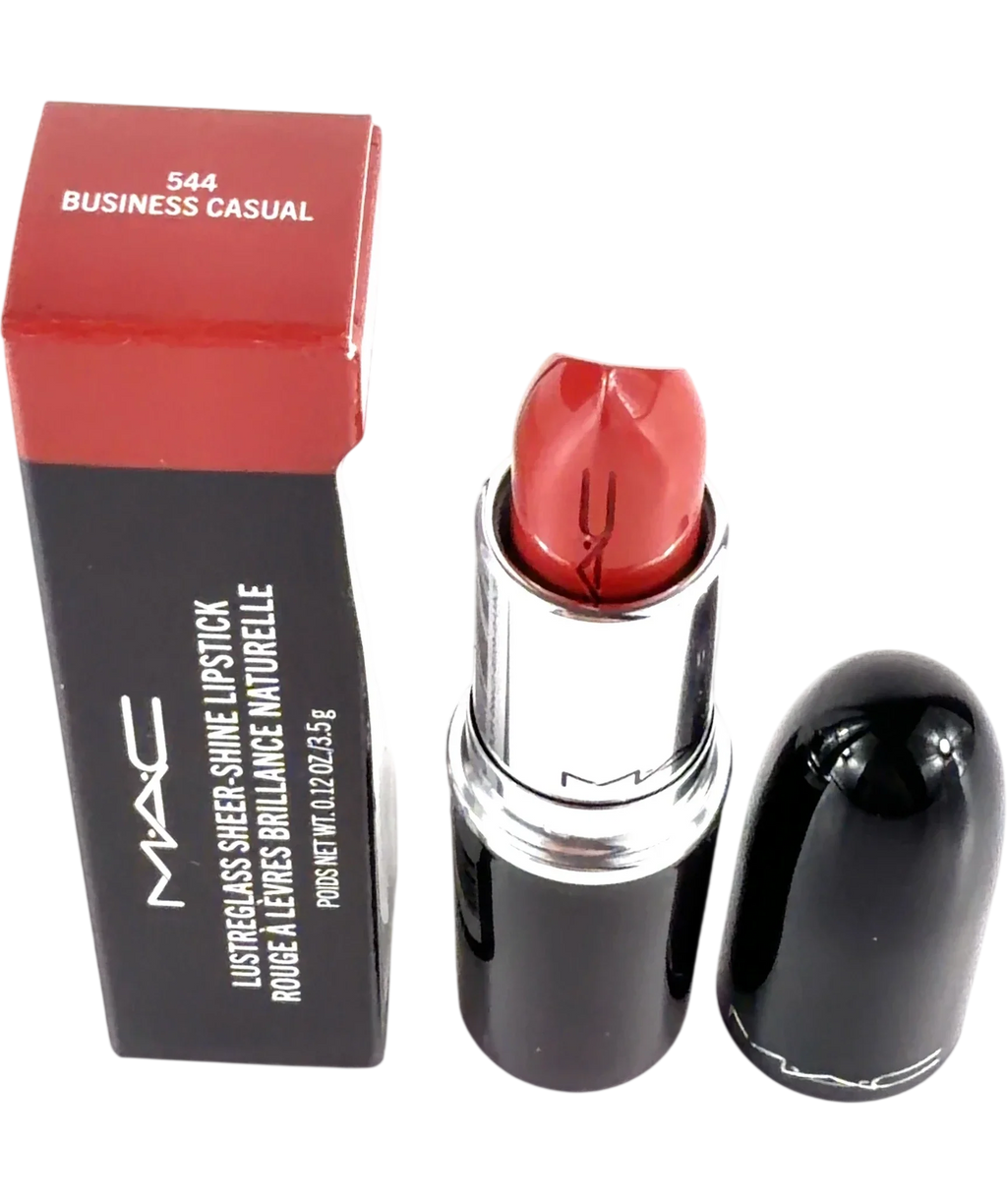 MAC 544 BUSINESS CASUAL LUSTREGLASS SHEER-SHINE LIPSTICK, size 3.5g — back