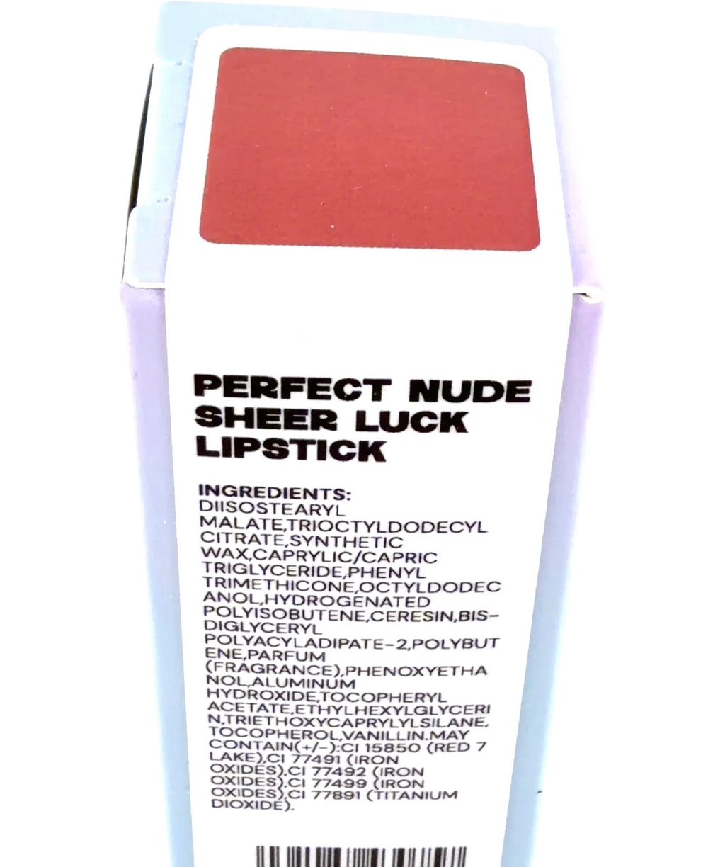 jordana ticia PERFECT NUDE Sheer Luck Lipstick, size 1.7g — back