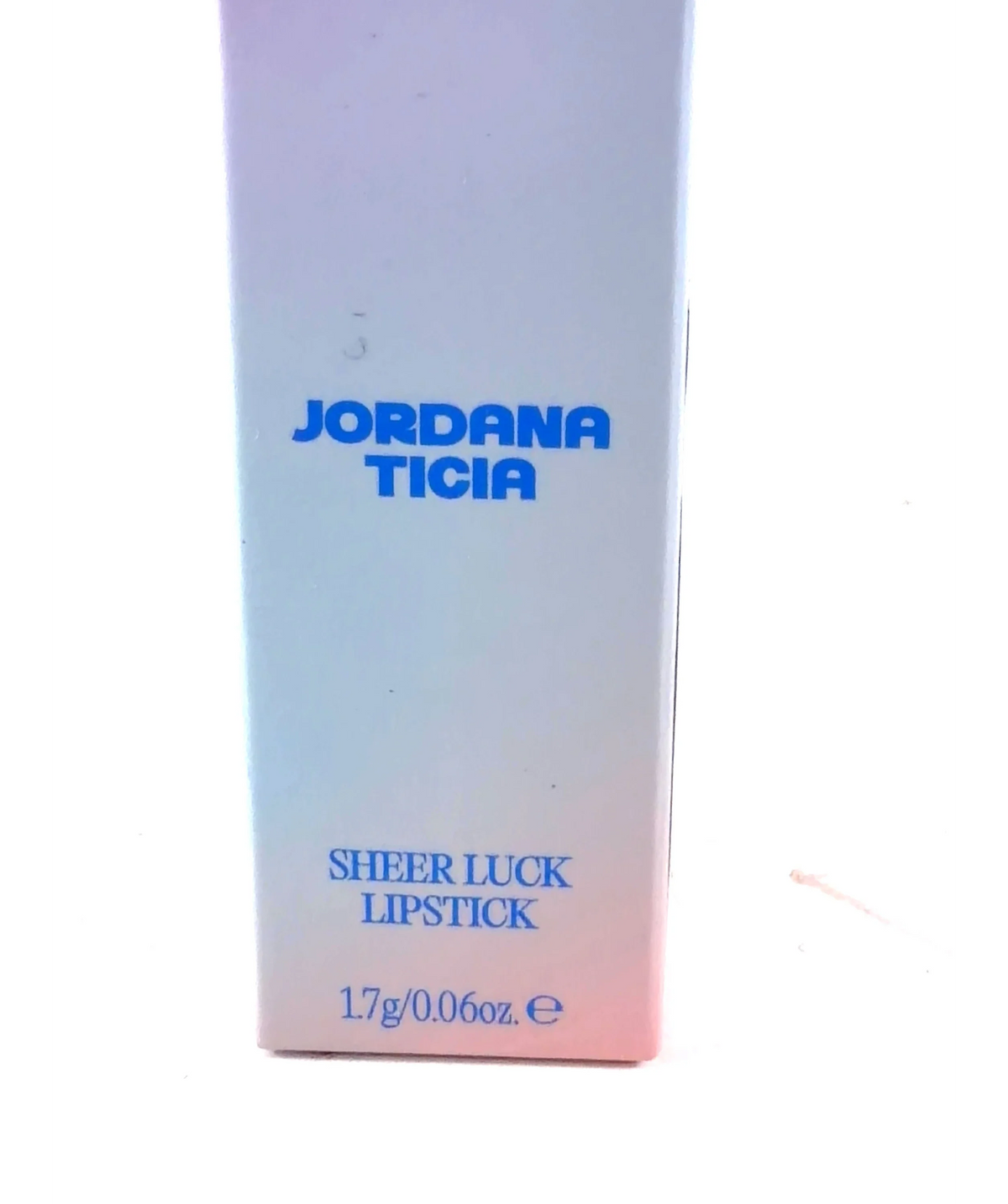 jordana ticia PERFECT NUDE Sheer Luck Lipstick, size 1.7g — label