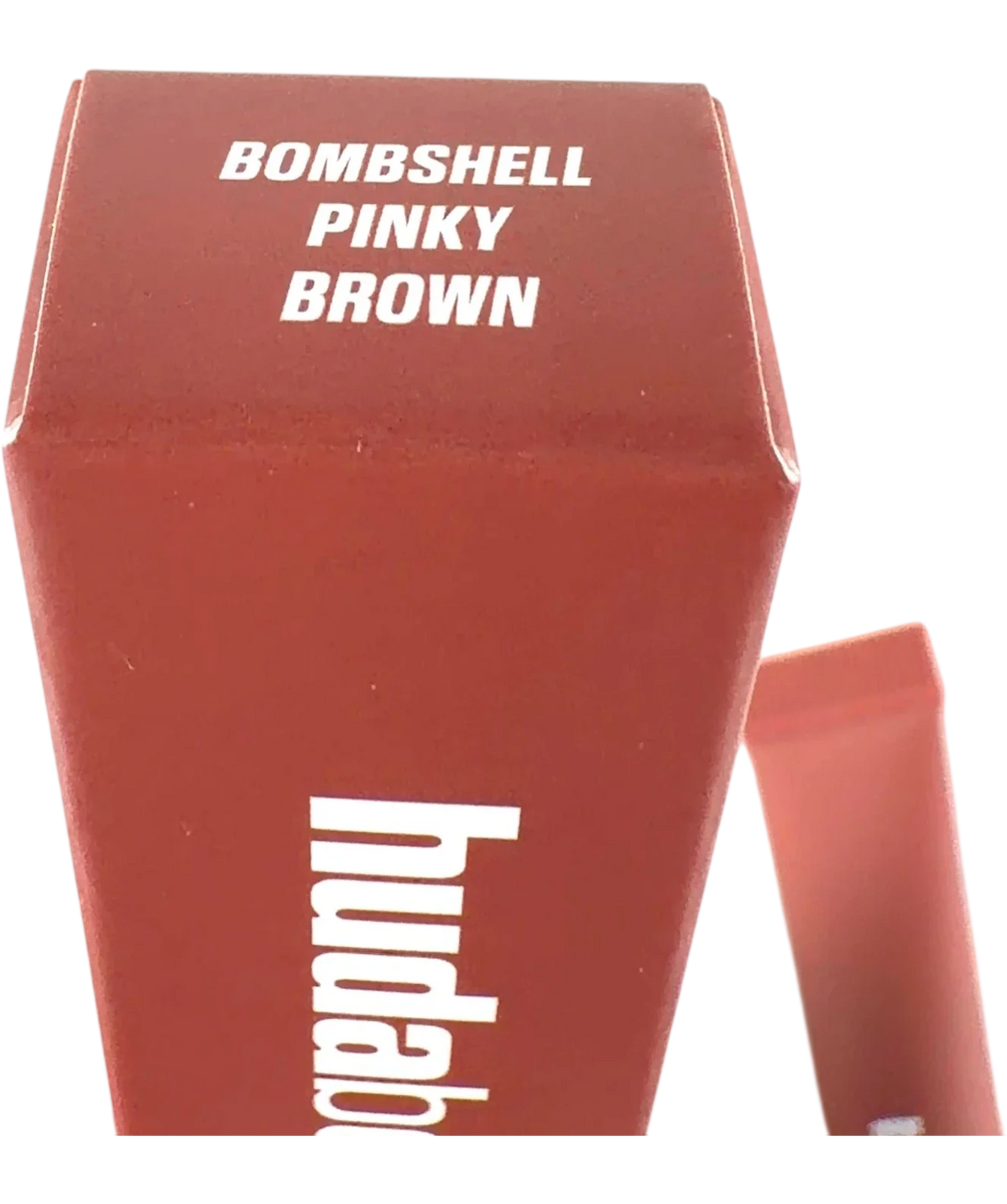 Huda Beauty BOMBSHELL PINKY BROWN Liquid Matte Mousse Soft Blur Lip Cream, size 7.5ml — back