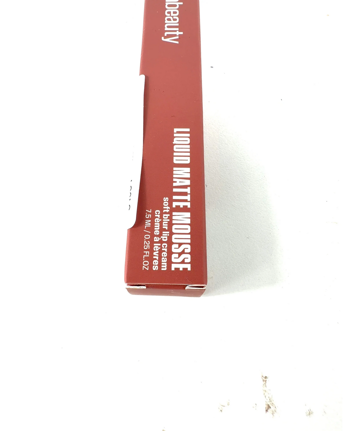 Huda Beauty BOMBSHELL PINKY BROWN Liquid Matte Mousse Soft Blur Lip Cream, size 7.5ml — care label