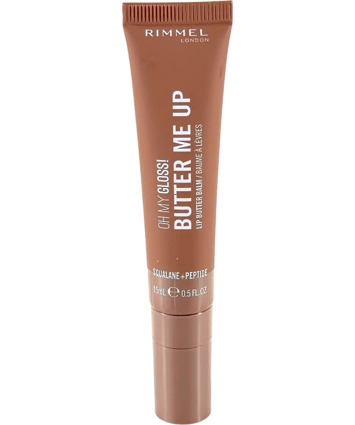 Rimmel 001 LATTE DELIGHT Oh My Gloss! Butter Me Up Lip Butter Balm, size 15ml — front