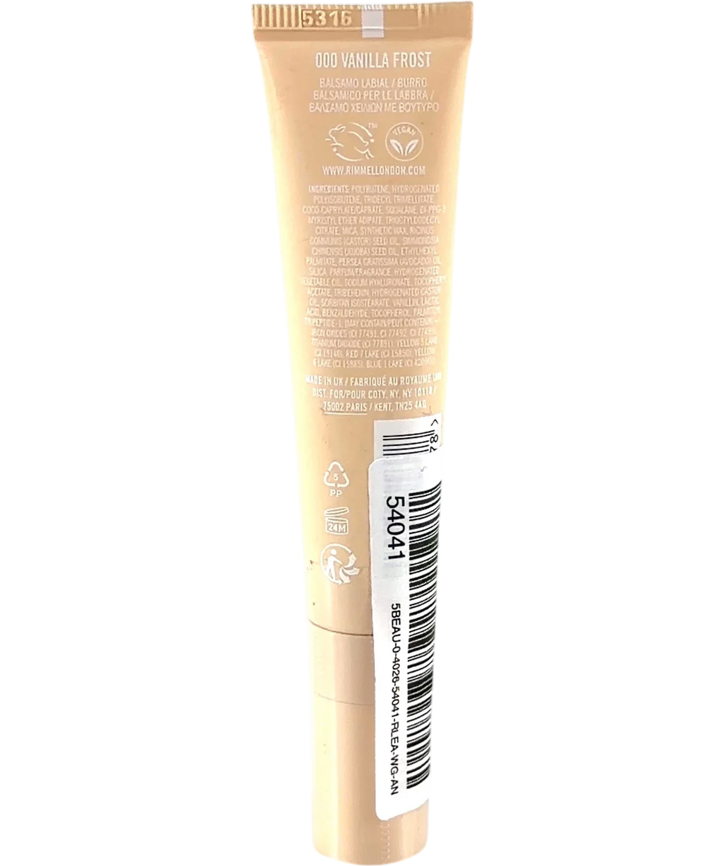 Rimmel 000 Vanilla Frost Shade, size 15ml — back