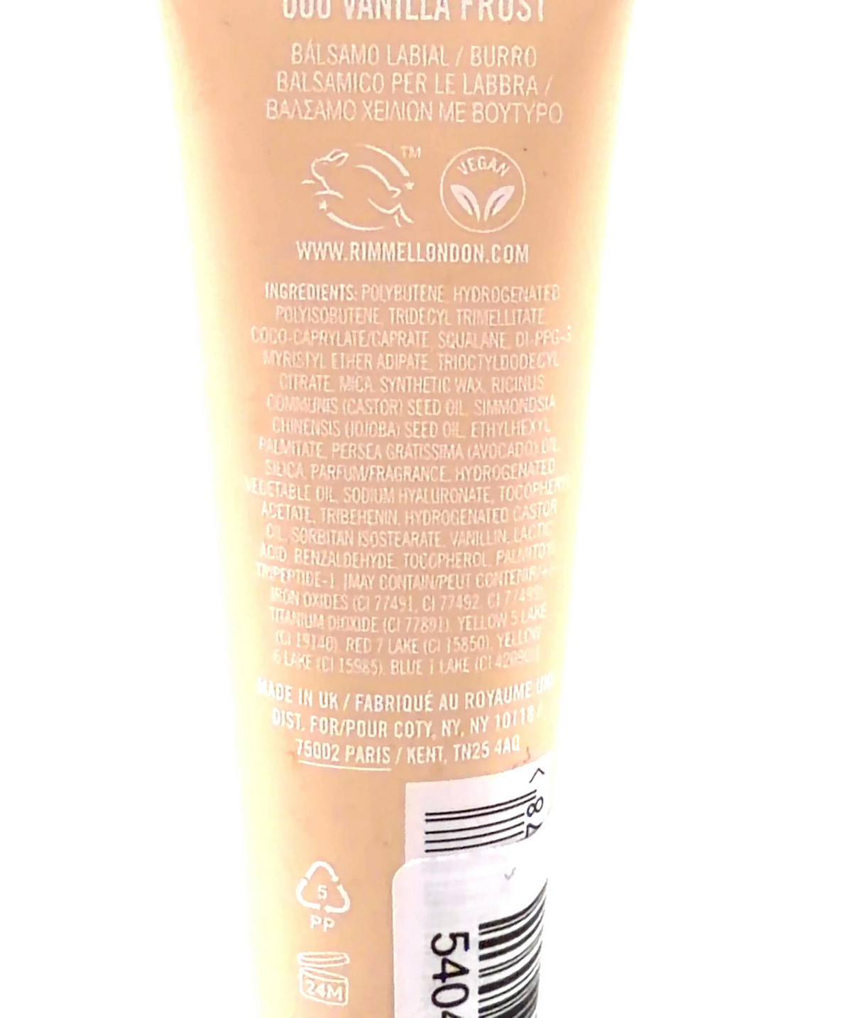 Rimmel 000 Vanilla Frost Shade, size 15ml — fabric detail