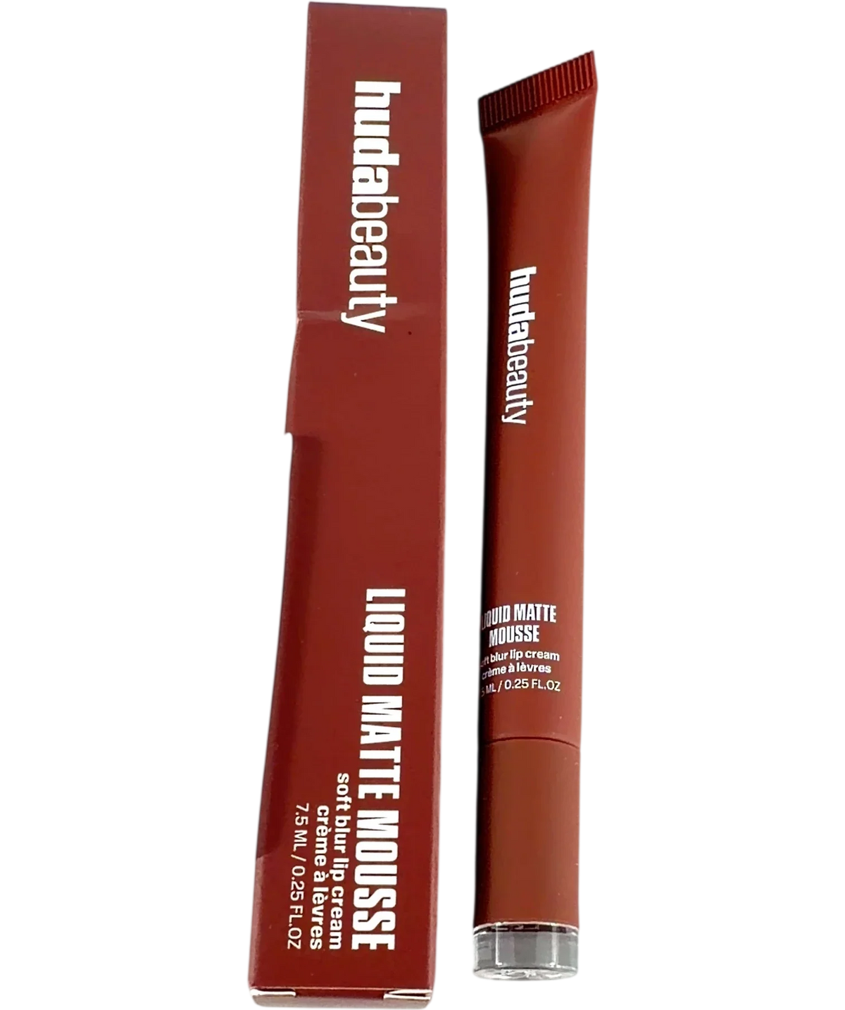 Huda Beauty WARM BROWN Liquid Matte Mousse, size 7.5ml — front