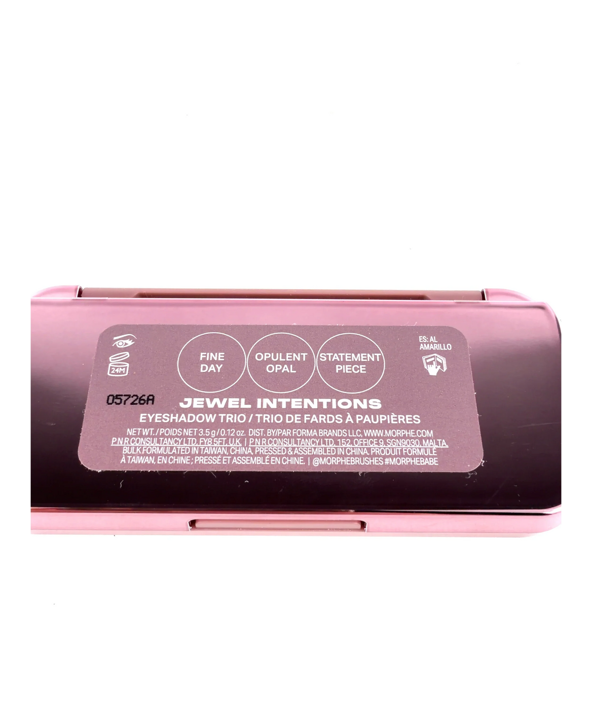 Morphe Jewel Intentions JEWEL INTENTIONS EYESHADOW TRIO, size 3.5g — care label