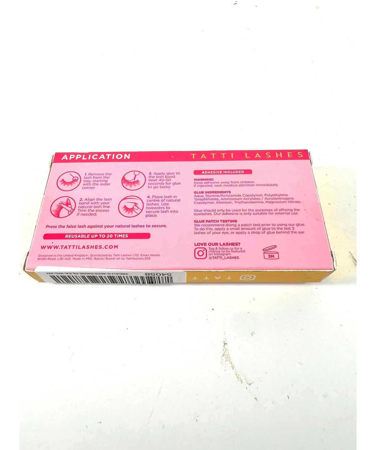 Tatti Lashes Angel Energy Angel Energy False Lashes, size 1 — detail