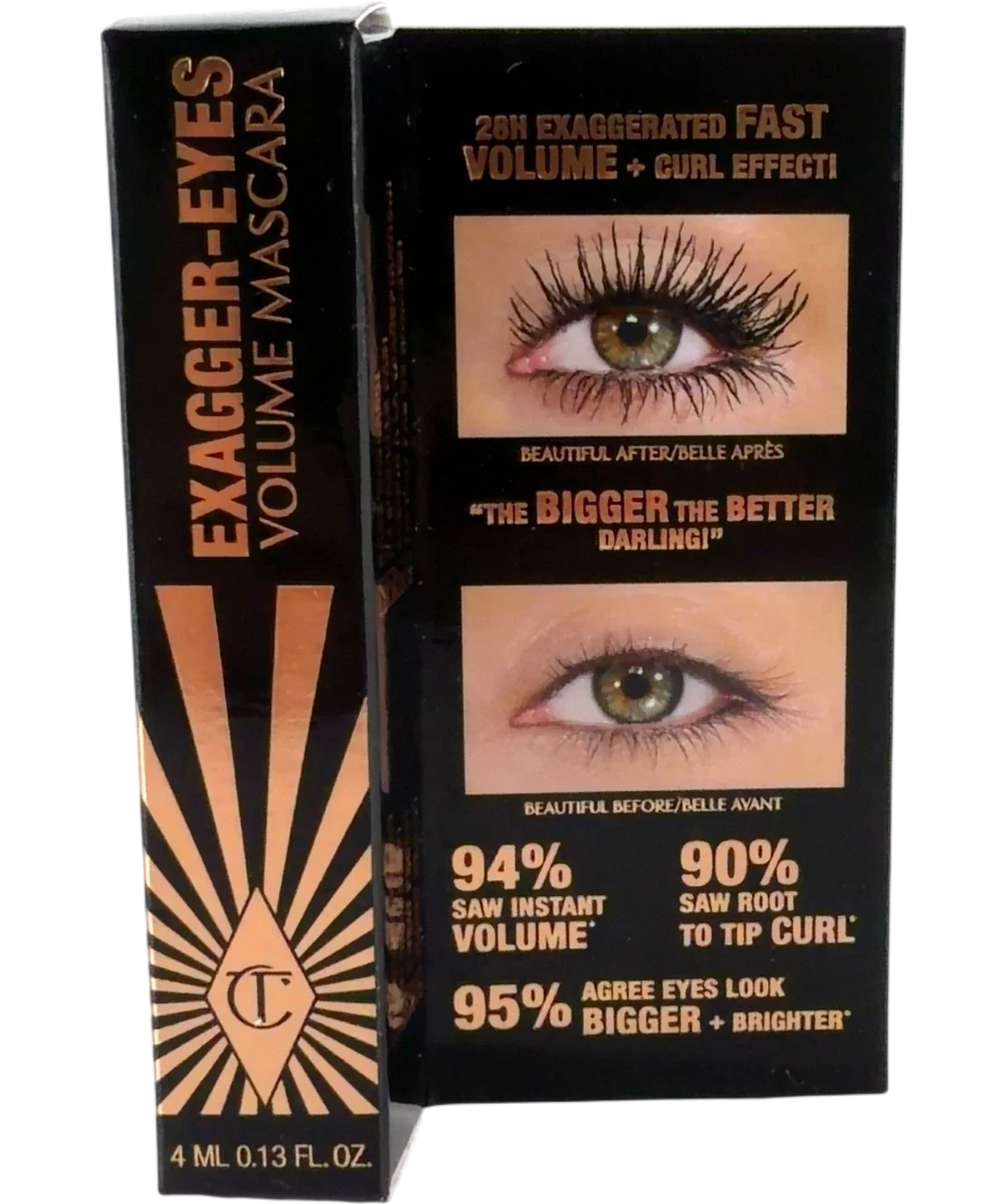 Charlotte Tilbury Exagger-Black Exagger-Eyes Volume Mascara, size 4ml — front