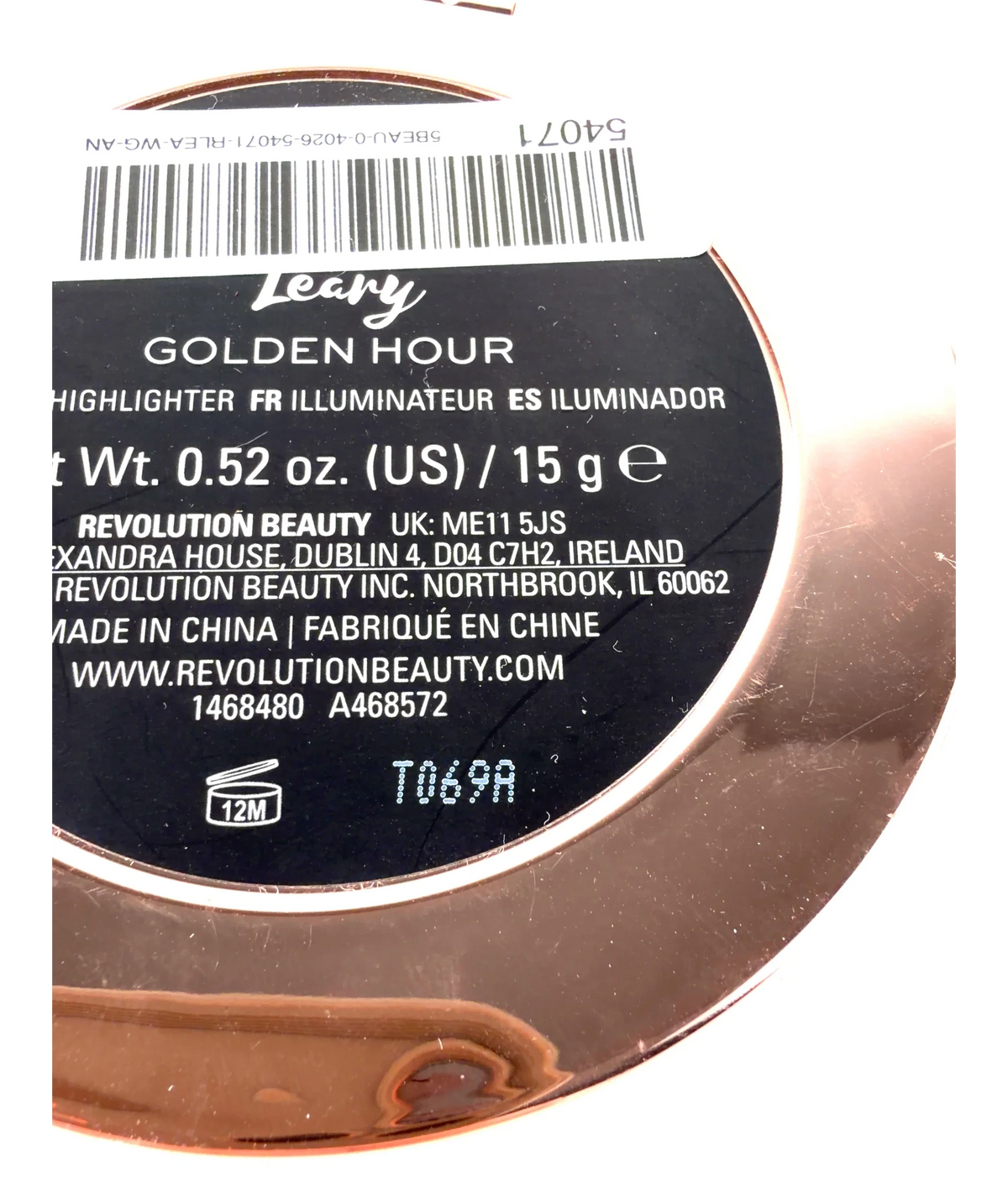 Makeup Revolution Golden Hour Golden Hour Highlighter, size 15g — detail