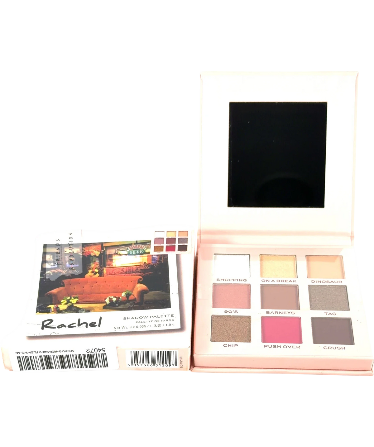 Revolution Rachel Rachel Eyeshadow Palette, size 1.0g — front