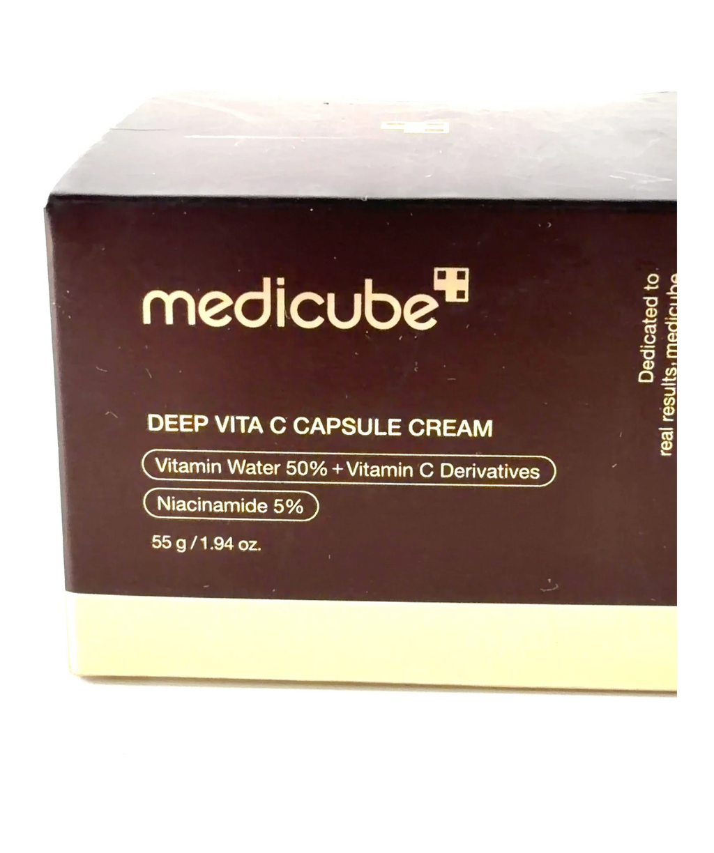 Medicube Deep Vita C Capsule Cream, size 55g — label