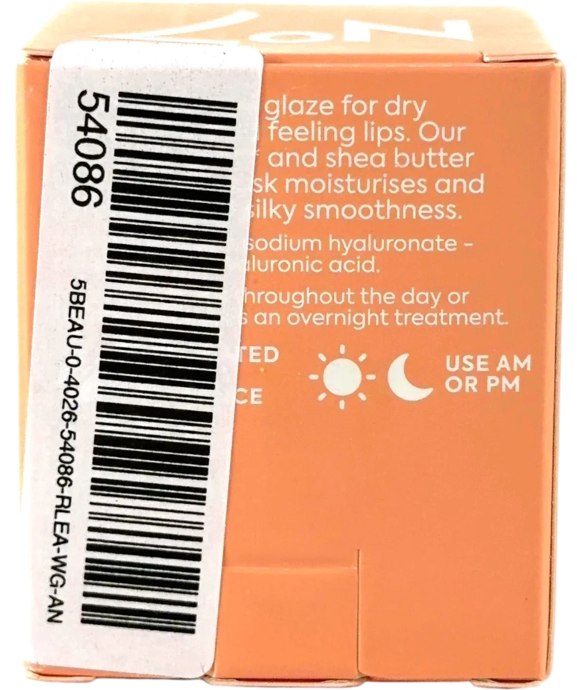 No7 Good Intent Silky Jelly Lip Mask, size 7g — back