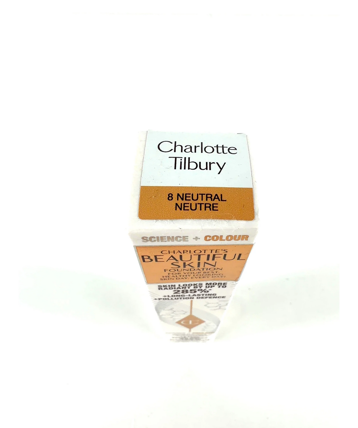 Charlotte Tilbury 8 NEUTRAL BEAUTIFUL SKIN FOUNDATION, size 30ml — label