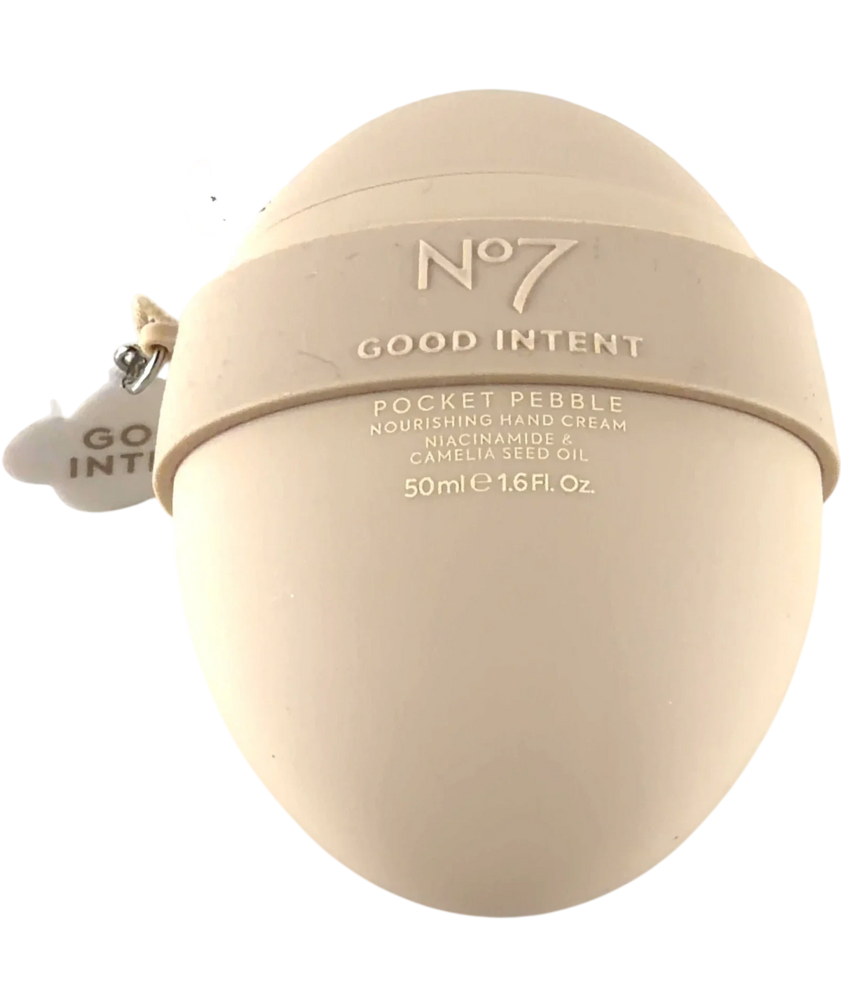 No7 Good Intent Pocket Pebble Nourishing Hand Cream, size 50ml — front
