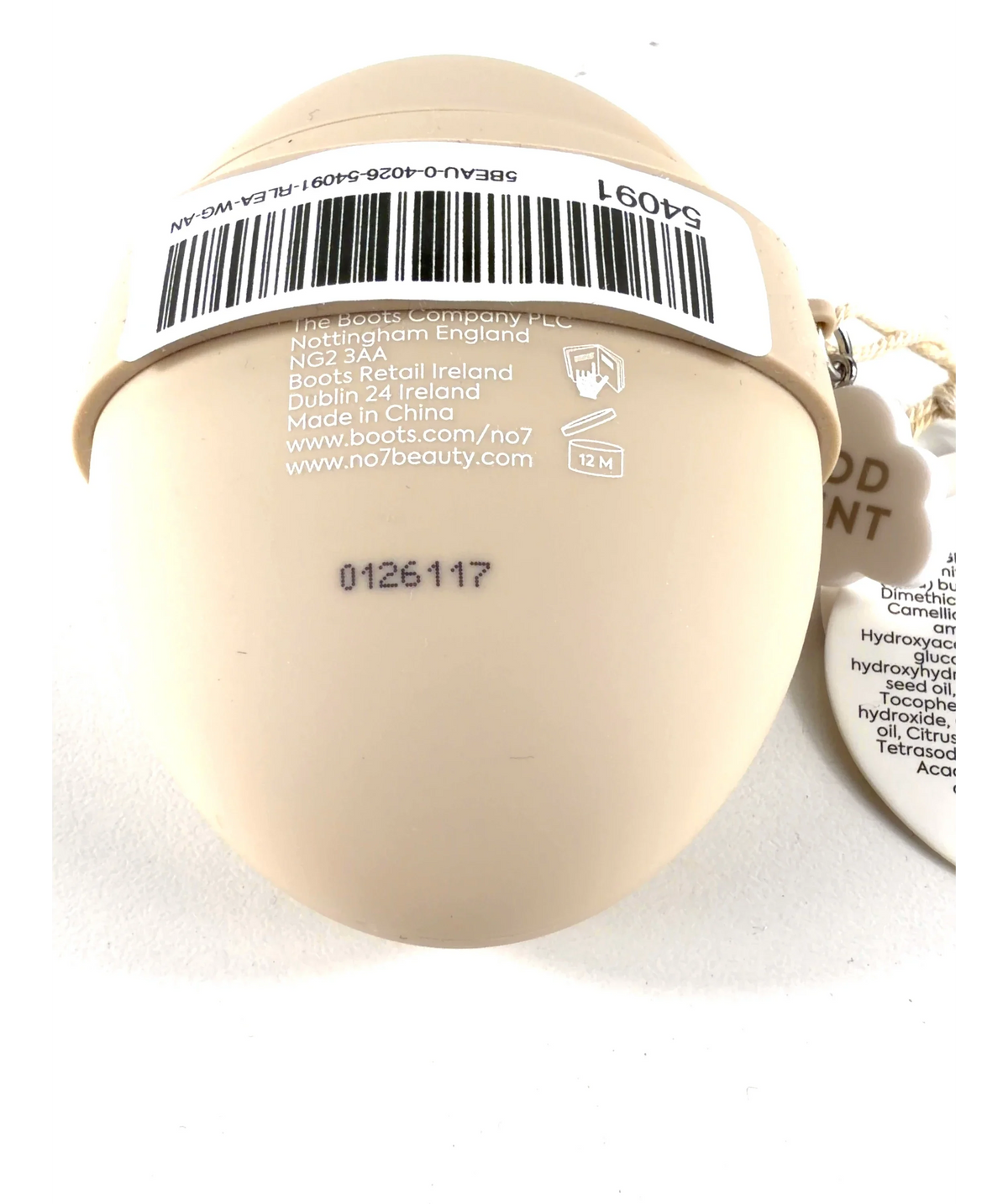 No7 Good Intent Pocket Pebble Nourishing Hand Cream, size 50ml — detail