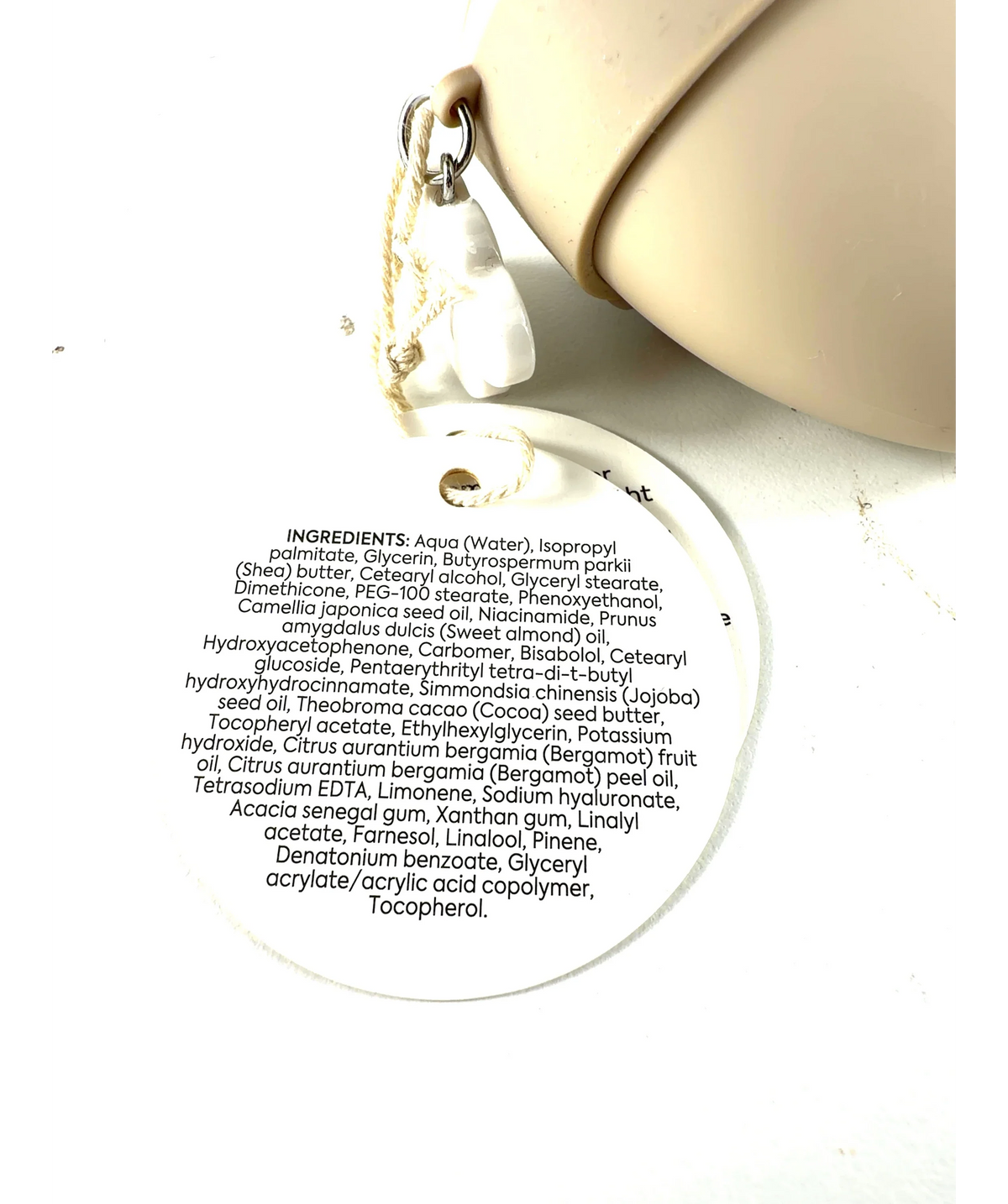 No7 Good Intent Pocket Pebble Nourishing Hand Cream, size 50ml — fabric detail