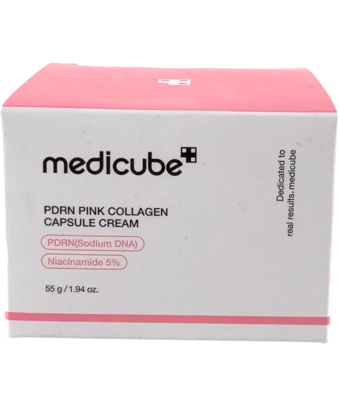 Medicube PDRN Pink Collagen Capsule Cream, size 55g — front