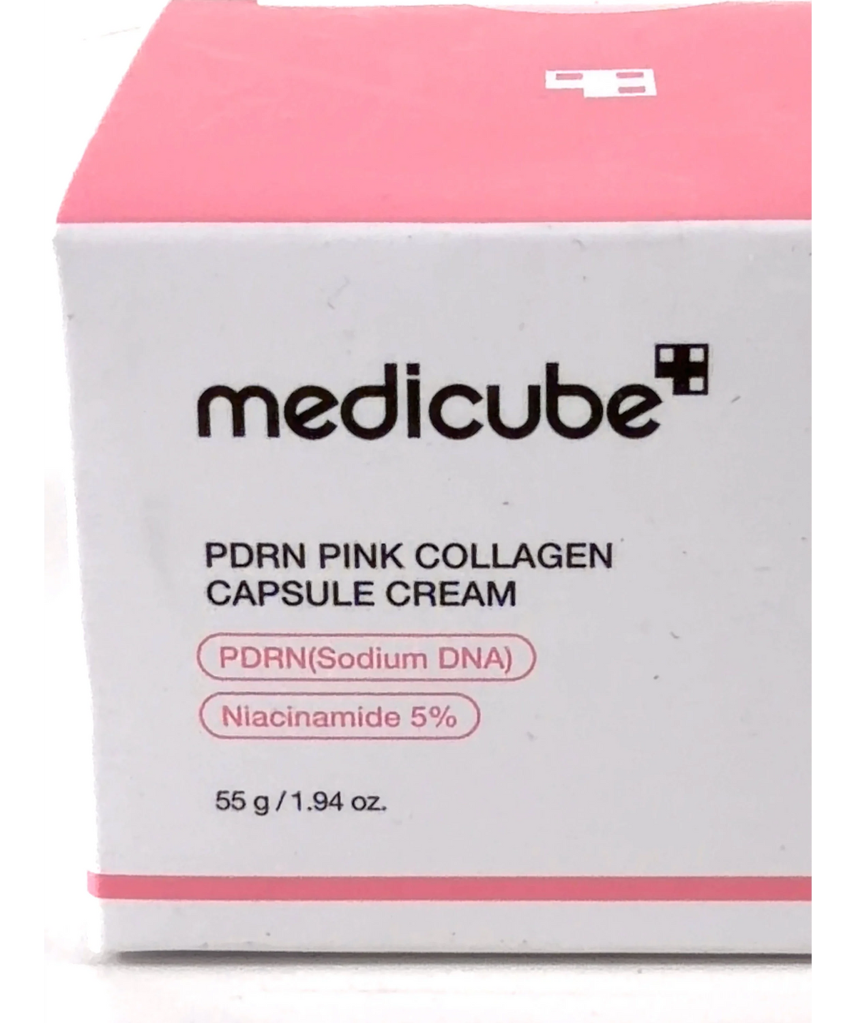 Medicube PDRN Pink Collagen Capsule Cream, size 55g — label