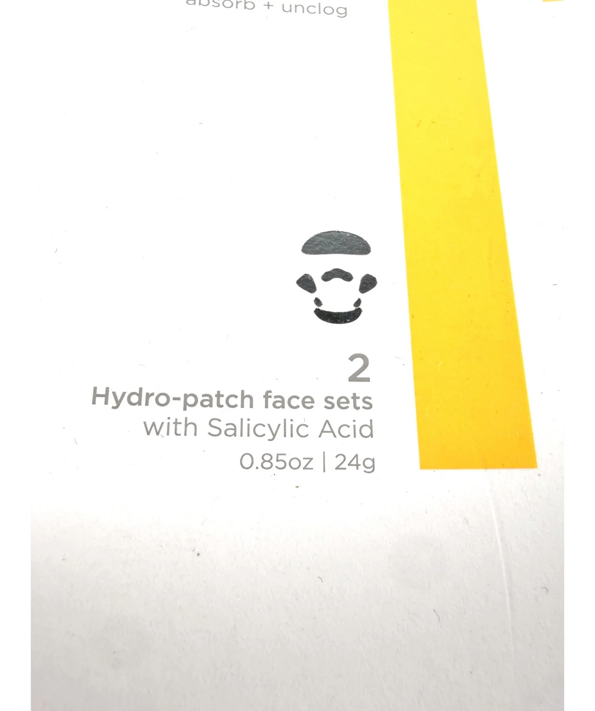 Zitsticka FACE MAP Surface Area Extraction Patches, size 24g — care label