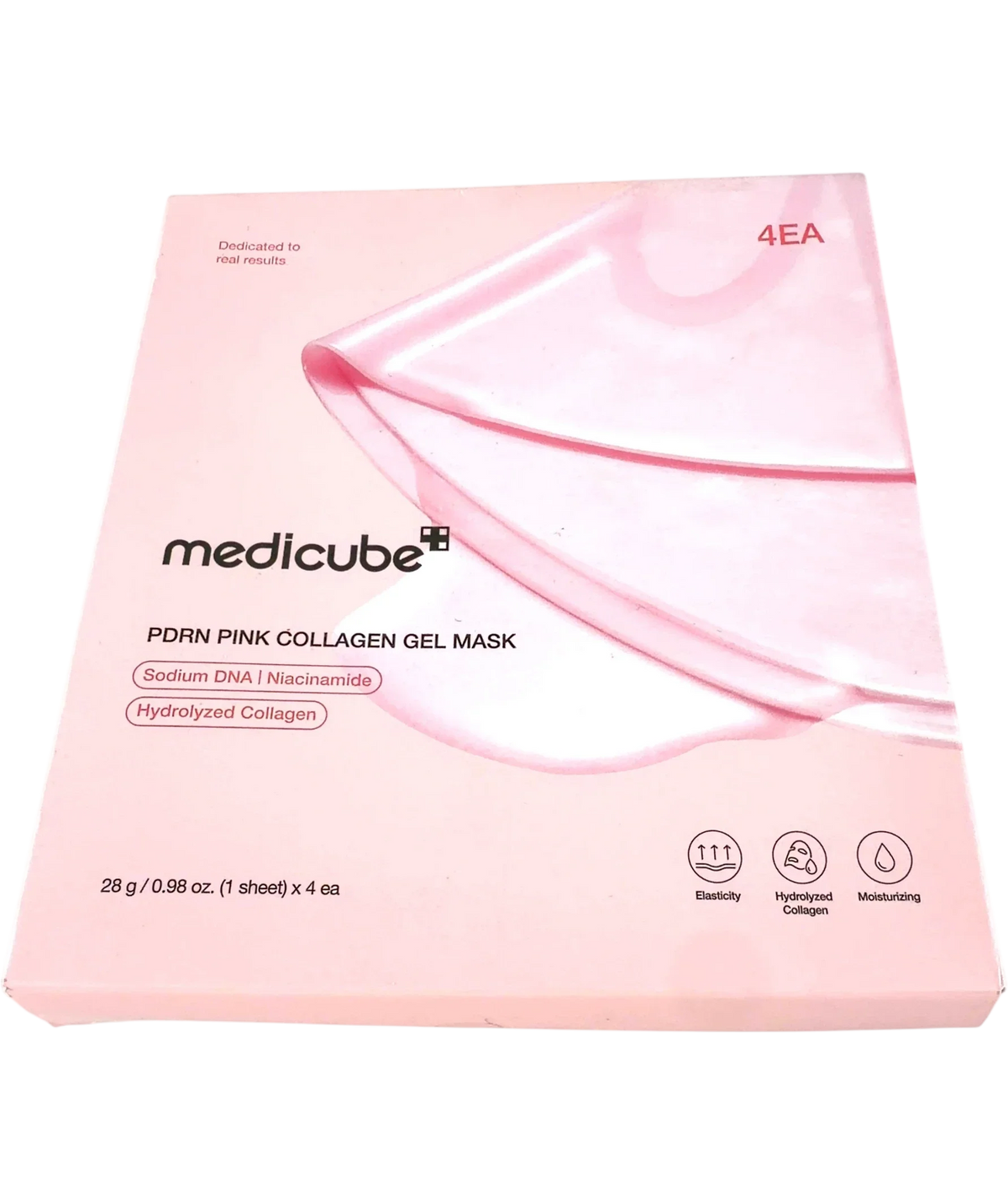 Medicube PDRN Pink Collagen Gel Mask (4 Pack), size 28g — front