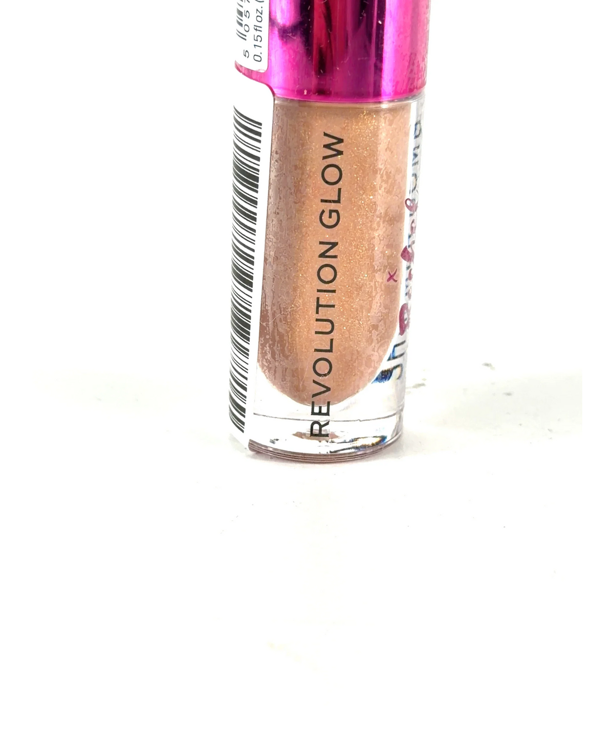 Revolution GOLDEN GODDESS Shimmer Bomb Lip Gloss, size 4.6ml — label