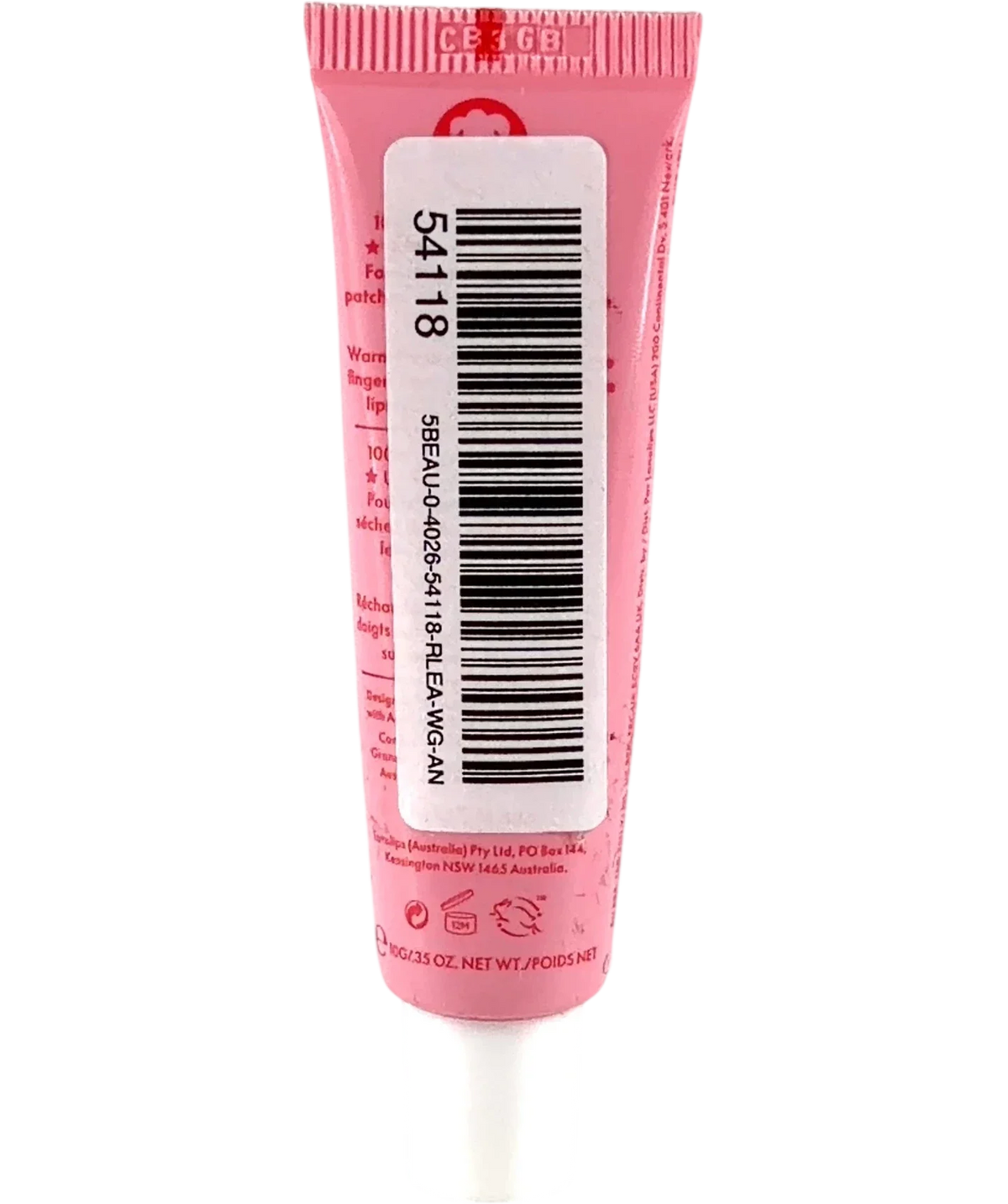 Lano Lips Multi-Balm Strawberry 101 Ointment Multi-Balm, size 10g — back