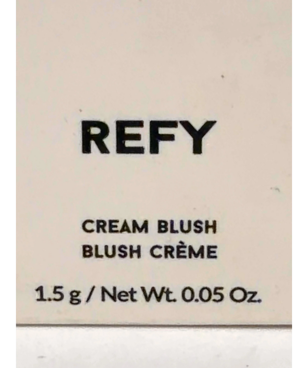 Refy ROSE Cream Blush, size 1.5g — label