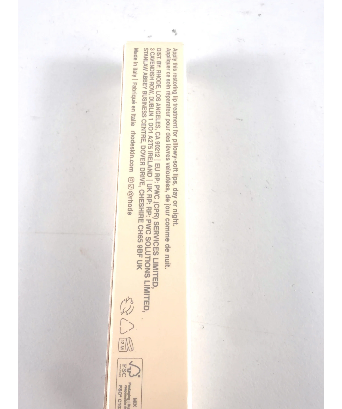 Rhode salted caramel Peptide Lip Treatment, size 10ml — fabric detail