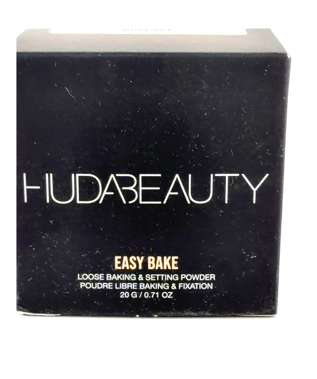Huda Beauty CUPCAKE Easy Bake Loose Baking & Setting Powder, size 20g — label