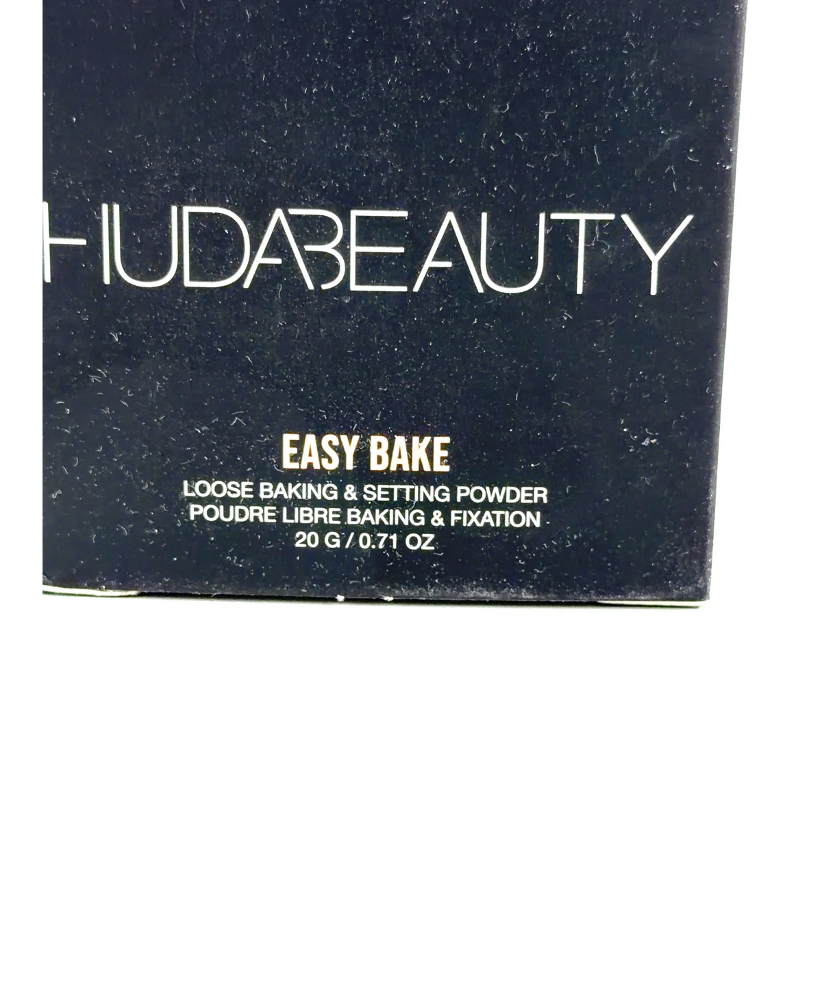 Huda Beauty CUPCAKE Easy Bake Loose Baking & Setting Powder, size 20g — care label