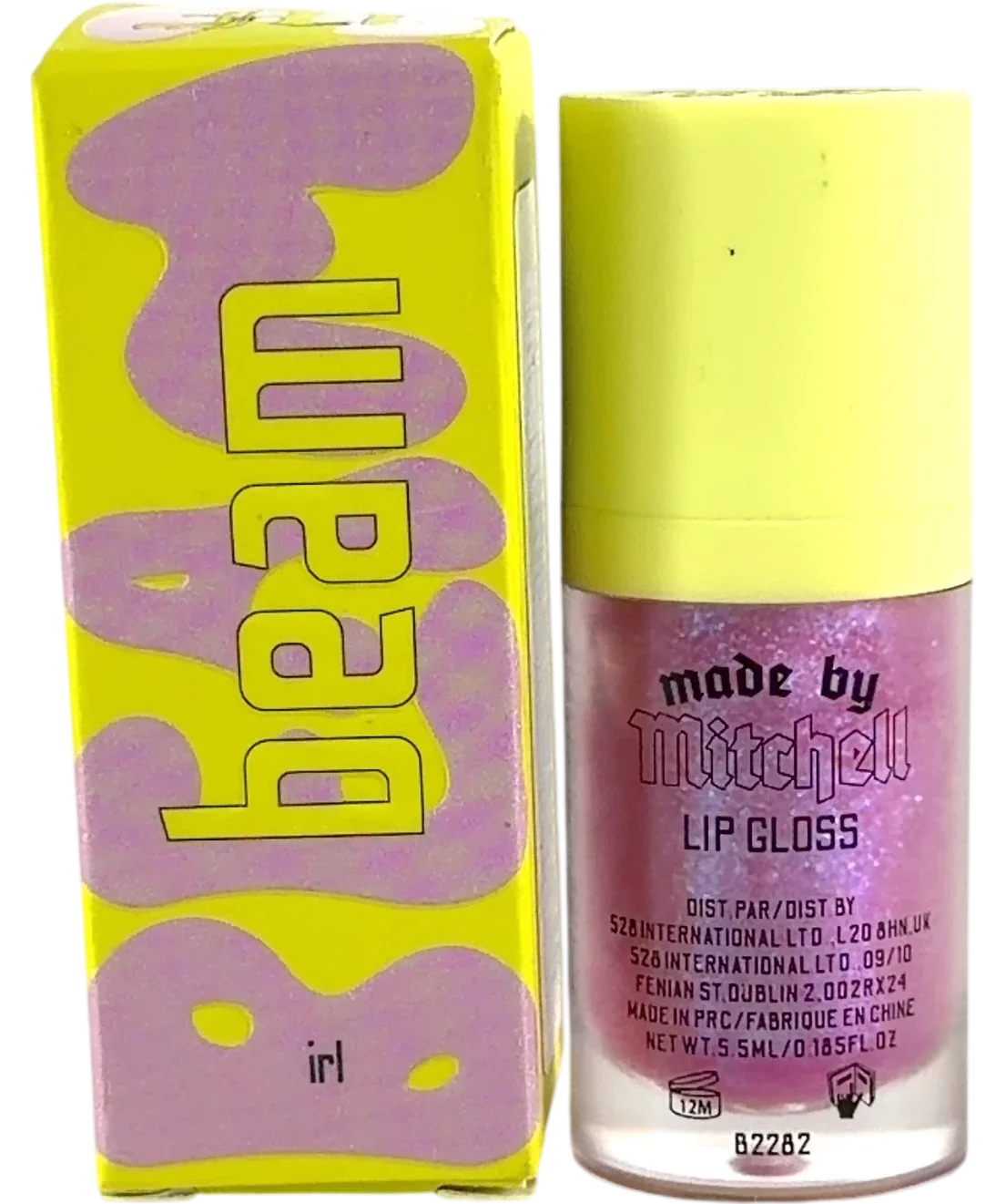 Made By Mitchell irl Beam Lip Gloss, size 5.5ml — front