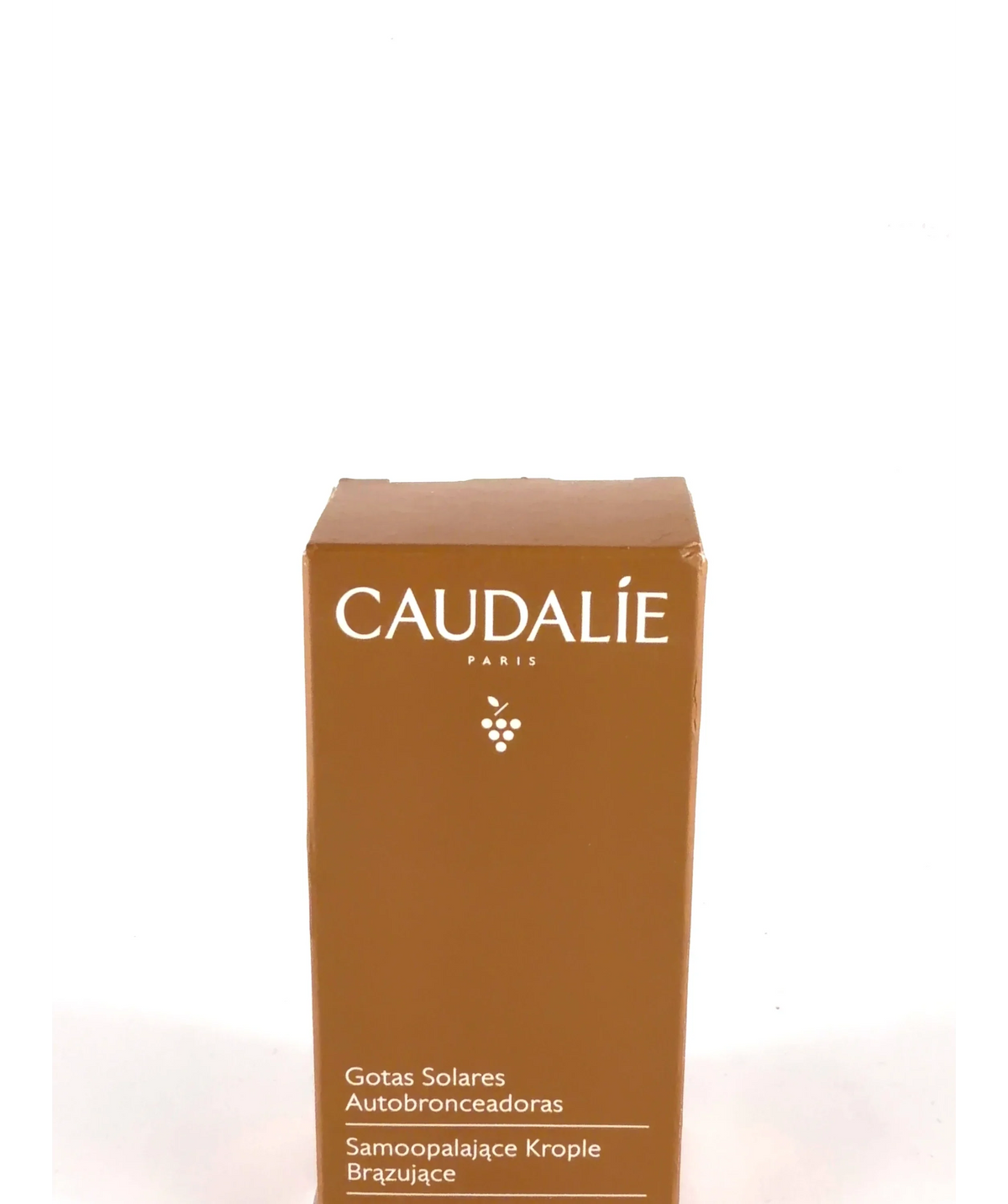 Caudalie Self-Tan Sun Drops, size 15ml — label