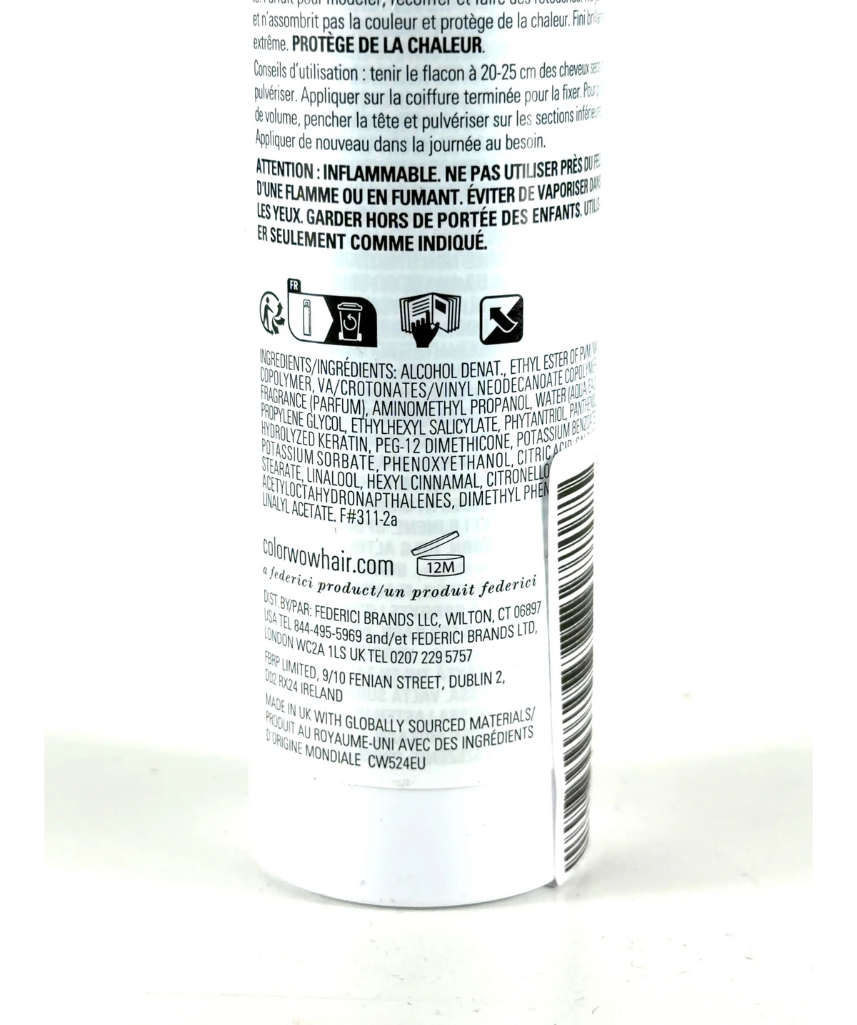 Color Wow Get in Shape 2-in-1 Working Hairspray 150ml, size 150ml — fabric detail