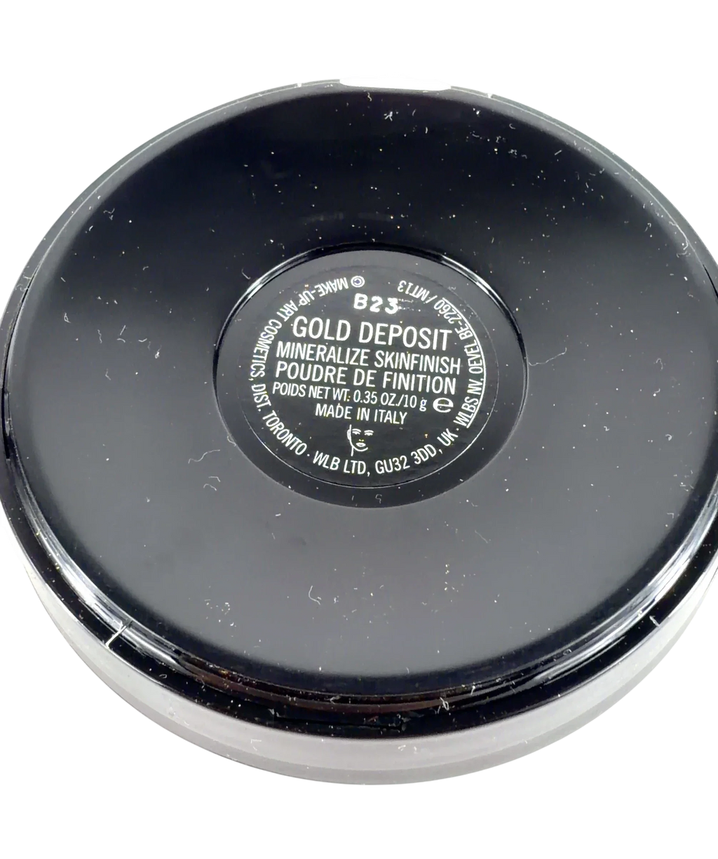 MAC GOLD DEPOSIT Mineralize Skinfinish, size 10g — back